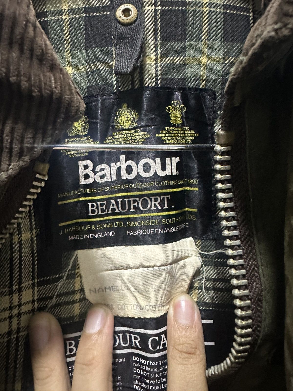 Barbour Barbour Beufort Waxed Cotton hunting Jacket distressted Size US M / EU 48-50 / 2 - 3 Thumbnail