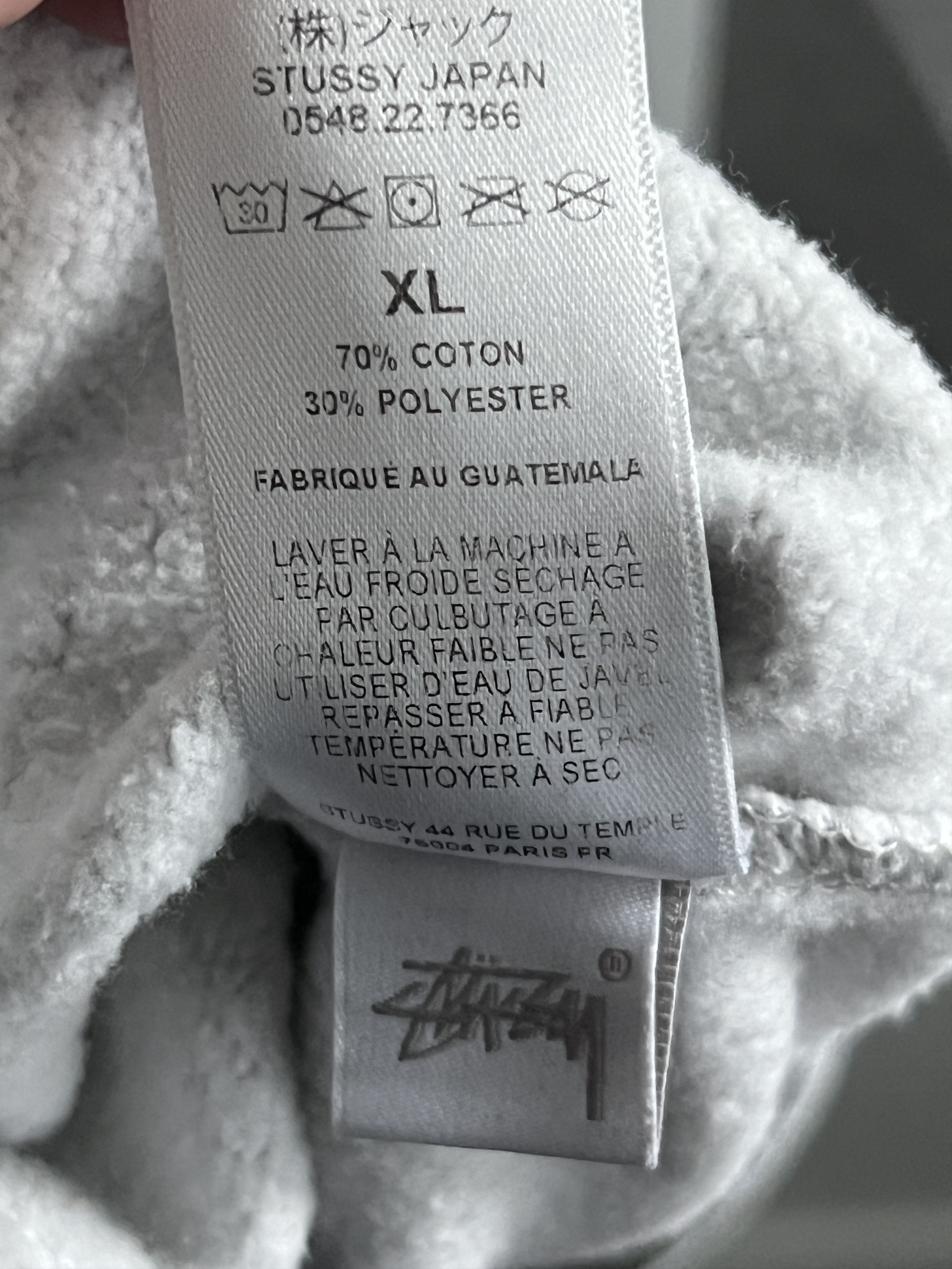 Stussy × Vintage VTG STUSSY ZIP HOODIE GUATEMALA OG SKATE STYLE Size US XL / EU 56 / 4 - 9 Thumbnail