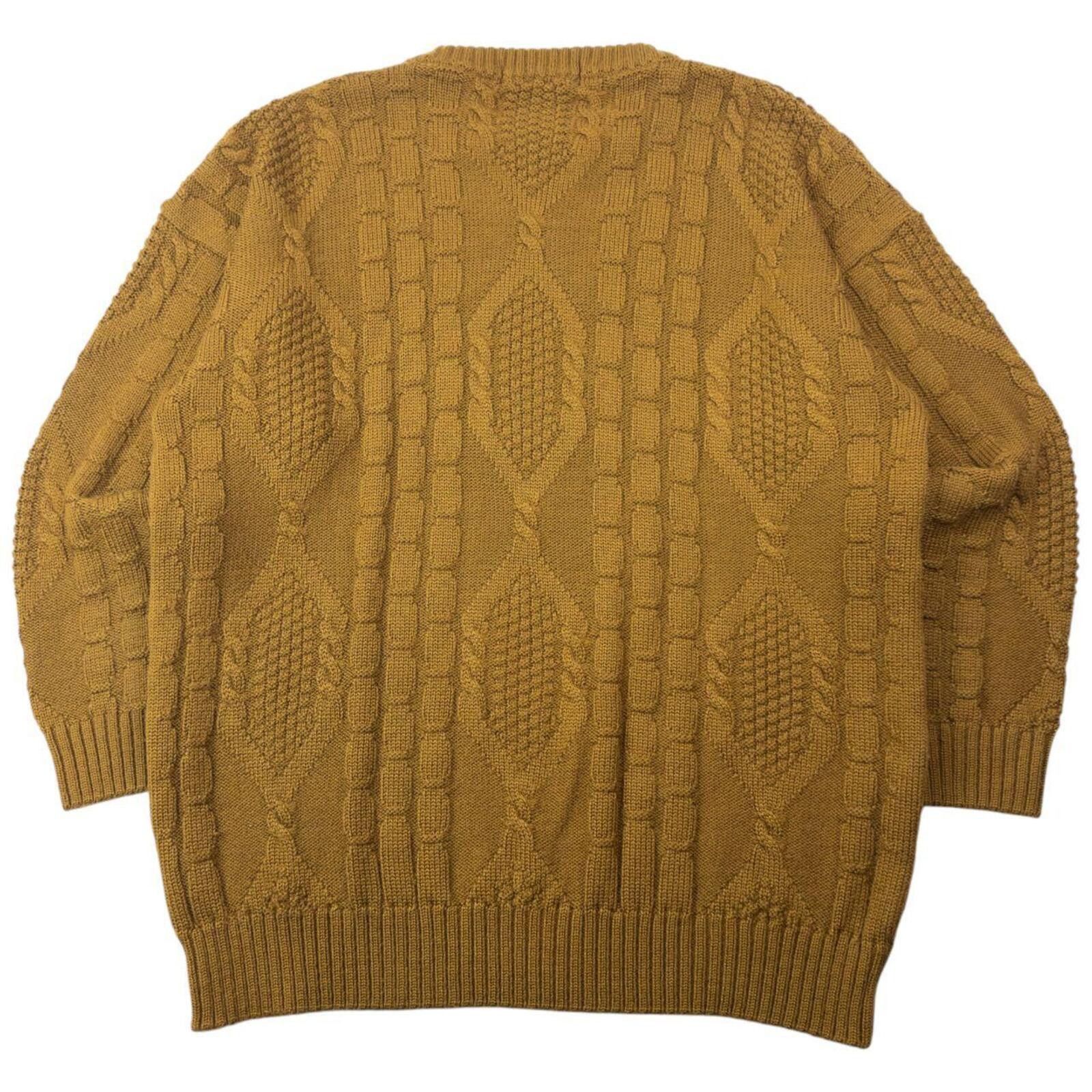 Burberry Vintage 90s Burberry Embroidered Cable Knit Jumper Size M Size US M / EU 48-50 / 2 - 2 Thumbnail