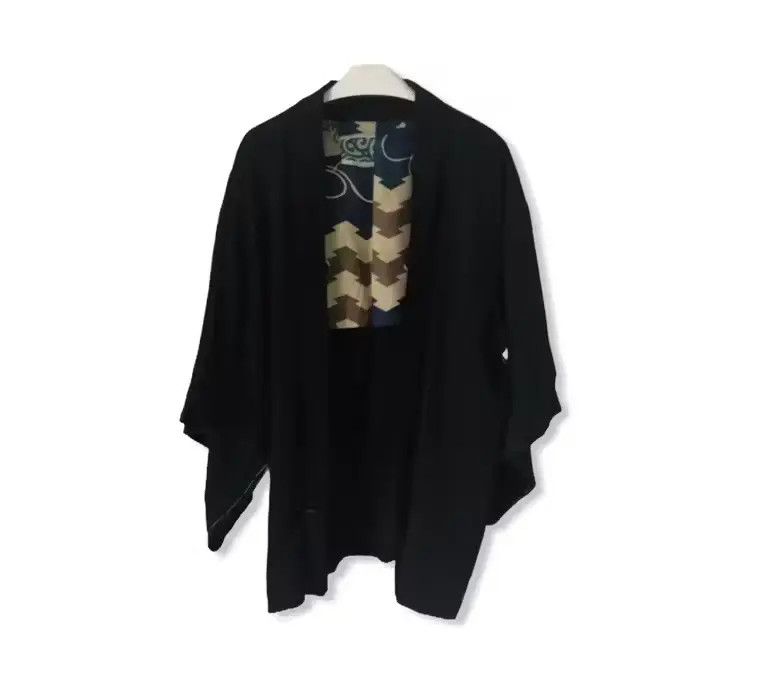 Japanese Brand Haori Five Crest Logo Jade Black Kimono Noragi Jacket Size US M / EU 48-50 / 2 - 1 Thumbnail