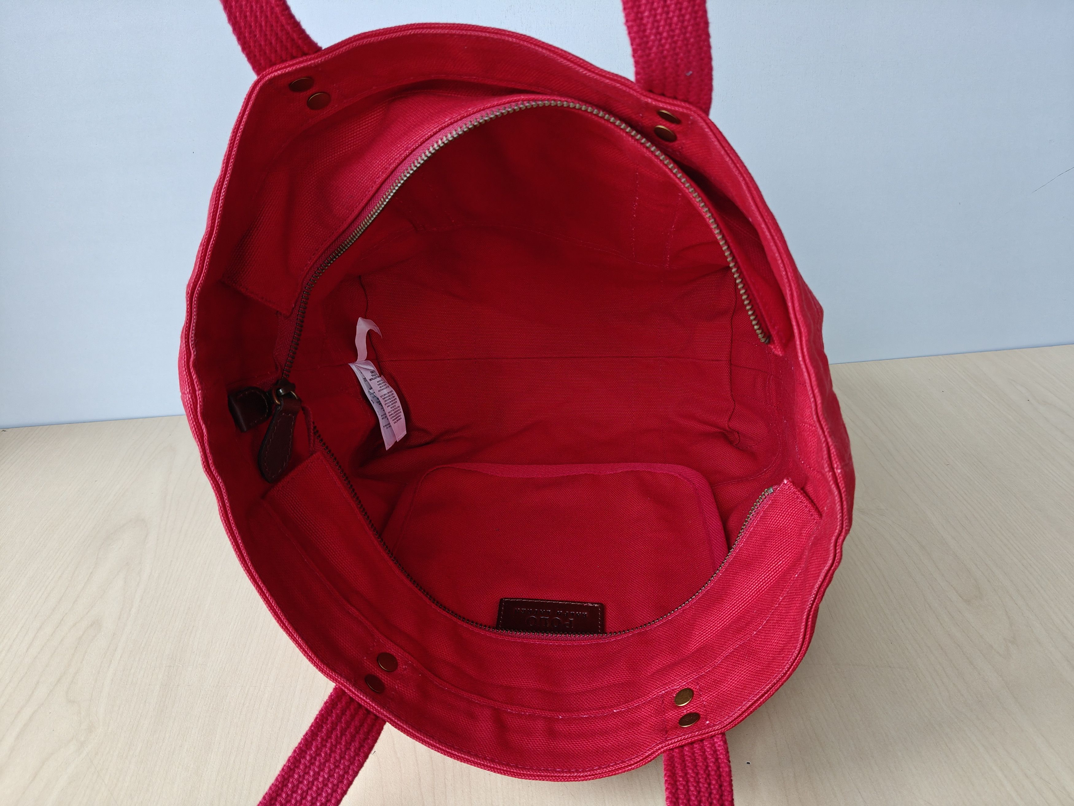 Polo Ralph Lauren Polo Ralph Lauren BigPony Medium Tote Free Shipping FTP/4012 Size ONE SIZE - 5 Thumbnail