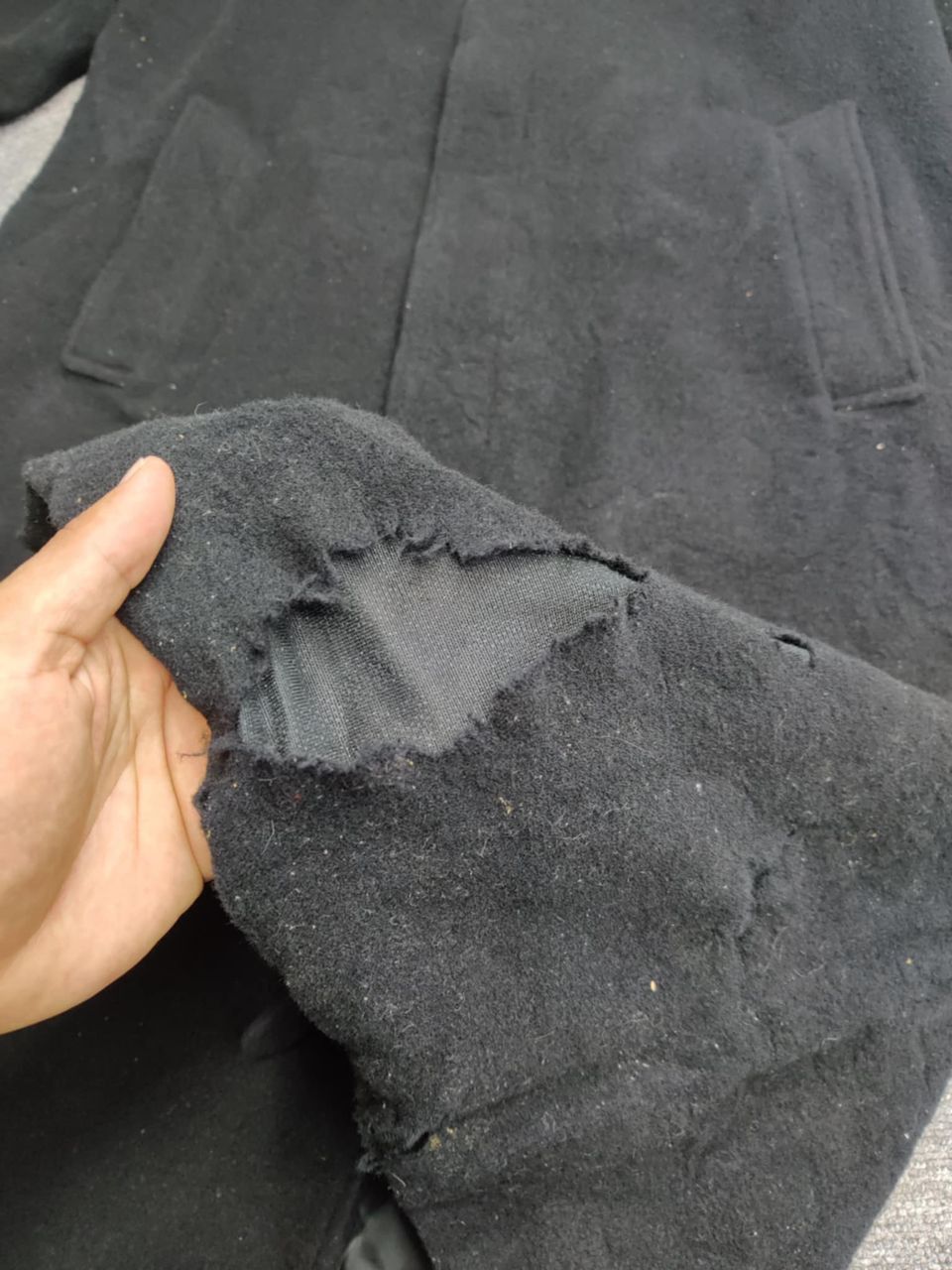Yohji Yamamoto Vintage Y's Bis Yohji Yamamoto Soft Wool Long Coat Size US L / EU 52-54 / 3 - 8 Thumbnail