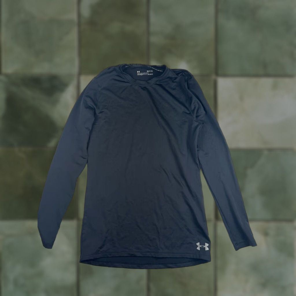 Under Armour Under Armour Shirt Men Small Black Long Sleeve T-Shirt Crew Neck Athletic Regular Size US S / EU 44-46 / 1 - 1 Thumbnail