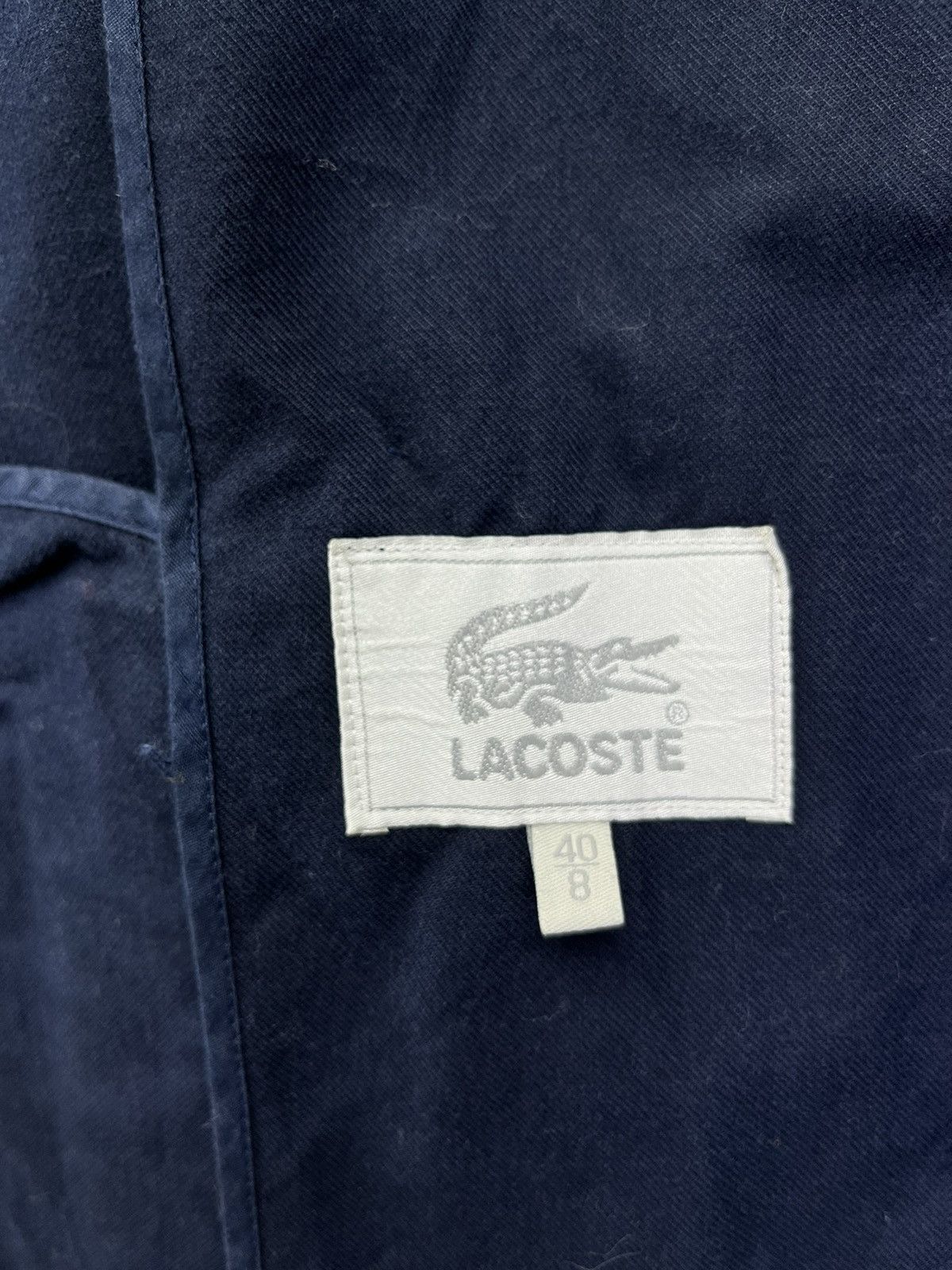 Lacoste Vintage Lacoste Rare Double Breasted Luxury Jacket Size S / US 4 / IT 40 - 7 Thumbnail