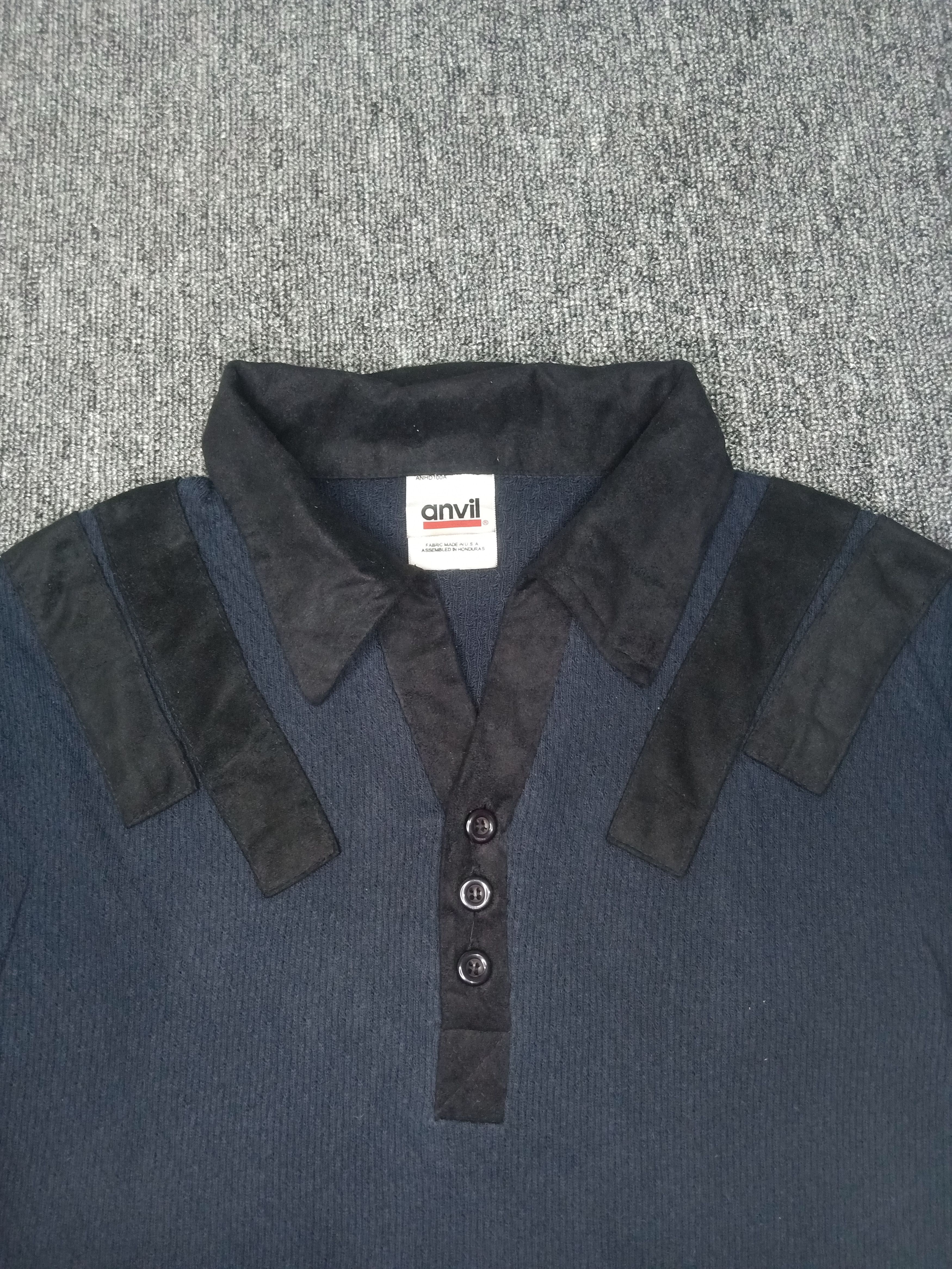 If Six Was Nine × Le Grande Bleu (L.G.B.) Crazy 90s Vintage Style Anvil Long Sleeve Size US S / EU 44-46 / 1 - 2 Thumbnail