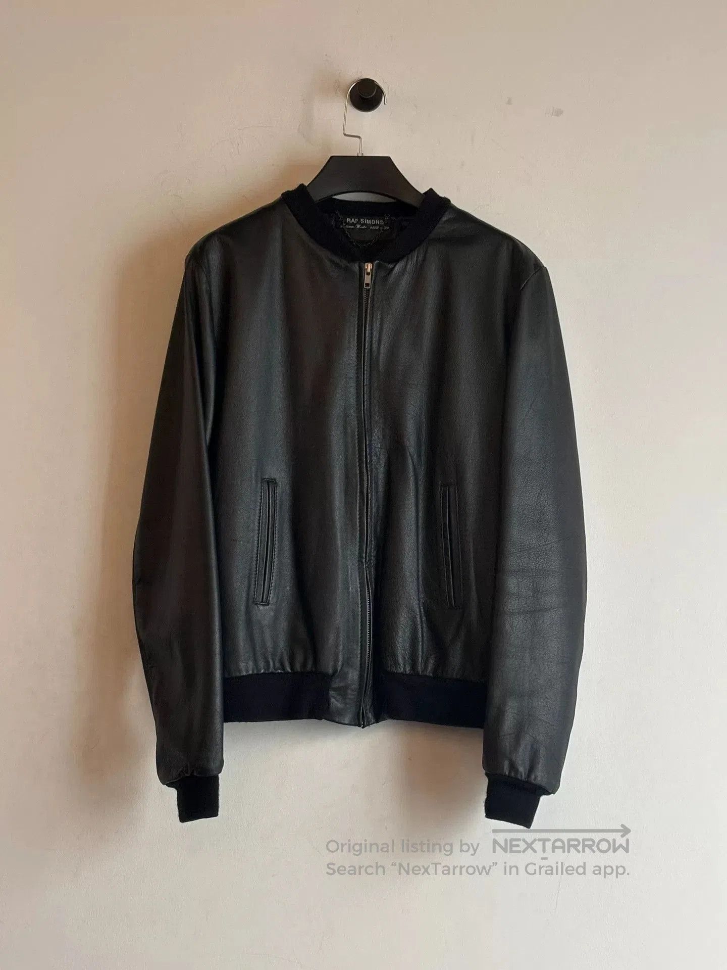 Raf Simons raf simons aw 1998 leather bomber jacket. Size US M / EU 48-50 / 2 - 1 Thumbnail