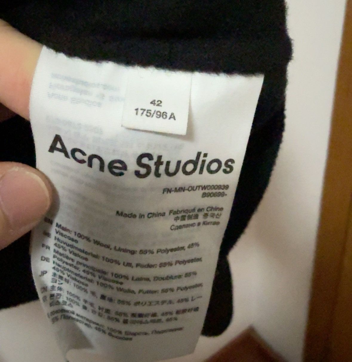 Acne Studios acne studios coat 2502-Nextarrow Size US XS / EU 42 / 0 - 2 Thumbnail