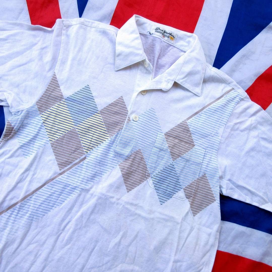 Vintage jack Spicklaus Golf Diamonf 60s polo shirt style Size M Size US M / EU 48-50 / 2 - 1 Preview