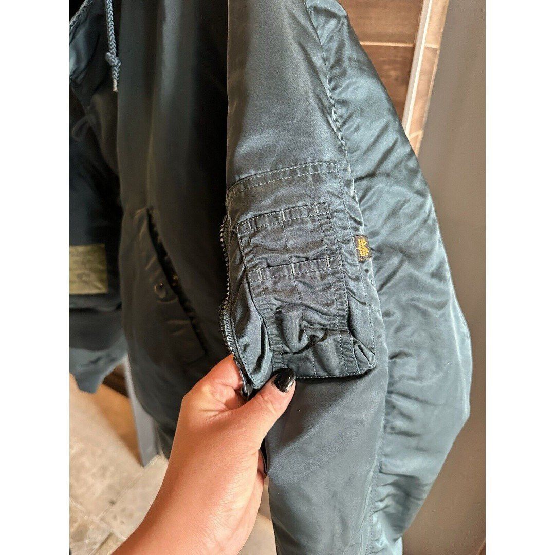 Alpha Industries × Vintage VTG 80s Military Parka Fur Hood Alpha Industries XL Size US XL / EU 56 / 4 - 9 Thumbnail