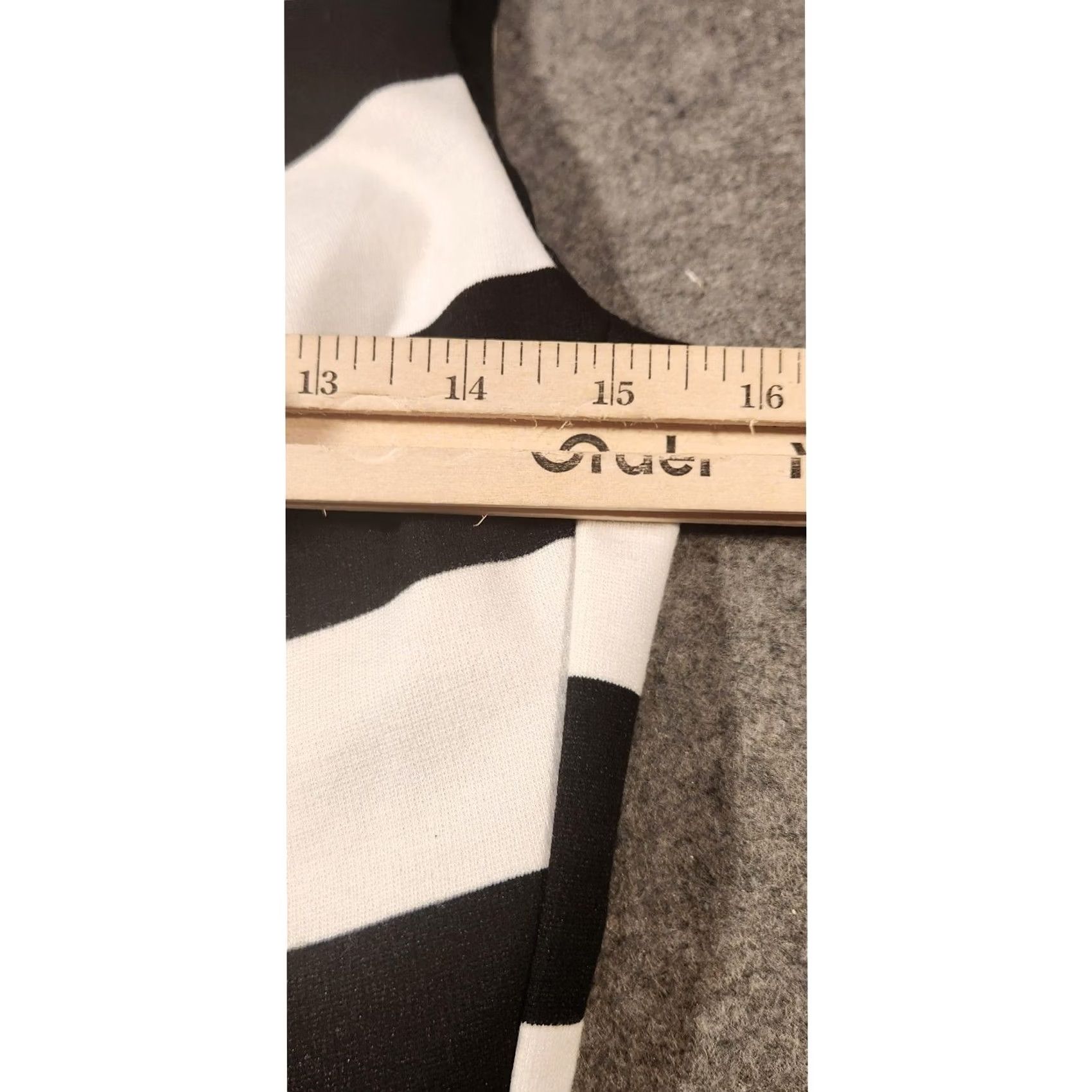 Trina Turk Trina Turk Dress Womens 6 Black White Stripe Sleeveless Knit Sheath Pencil Workwear Size M / US 6-8 / IT 42-44 - 5 Thumbnail