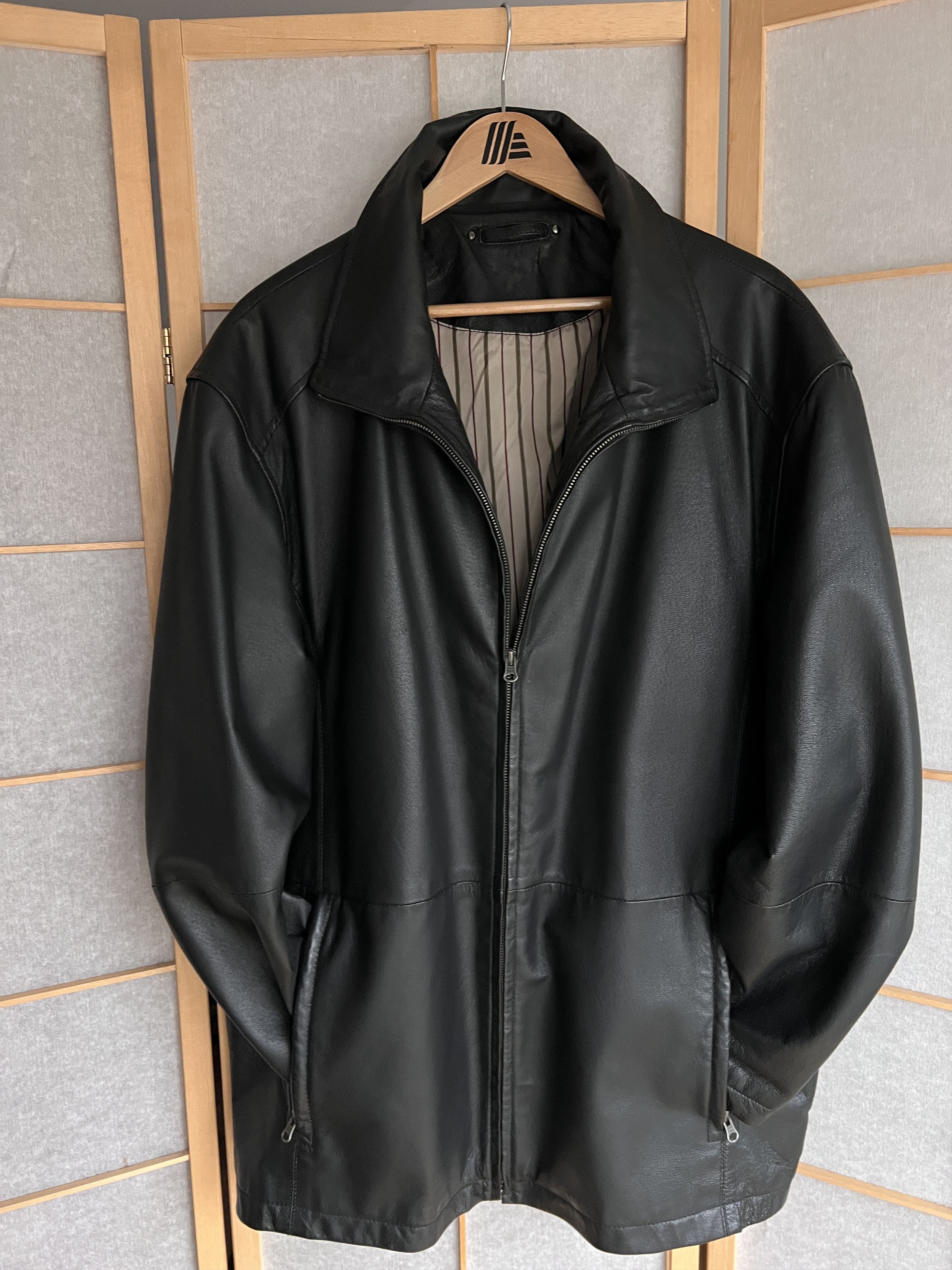 If Six Was Nine 14th Addiction Yohji Yamamoto style leather jacket LGB Boxy Size US XXL / EU 58 / 5 - 4 Thumbnail