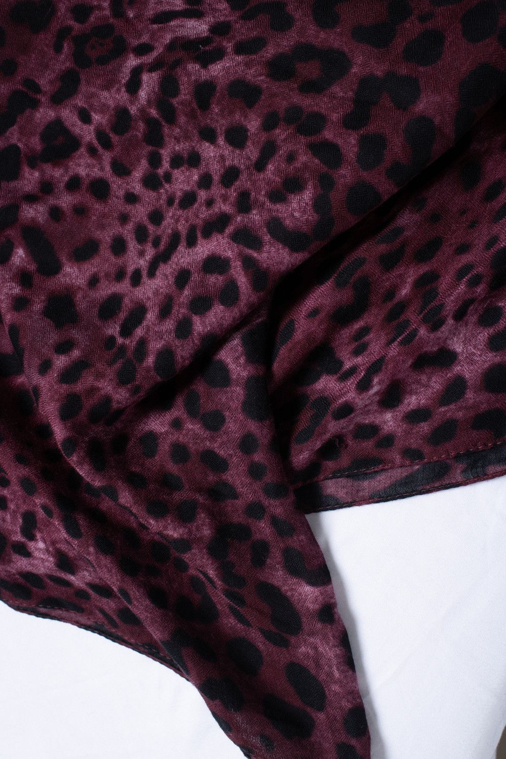 Dolce & Gabbana Dolce & Gabbana, leopard printed scarf in purple Size ONE SIZE - 3 Thumbnail