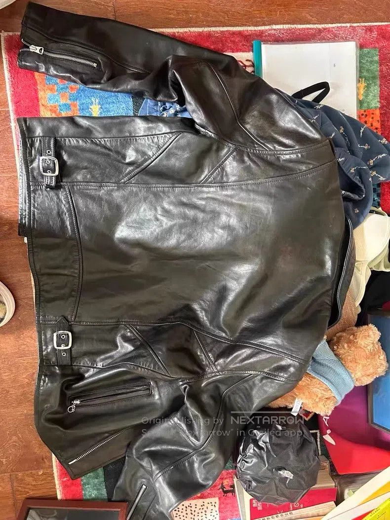 Schott Schott NYC Kraft Leather Coat Size US M / EU 48-50 / 2 - 3 Thumbnail