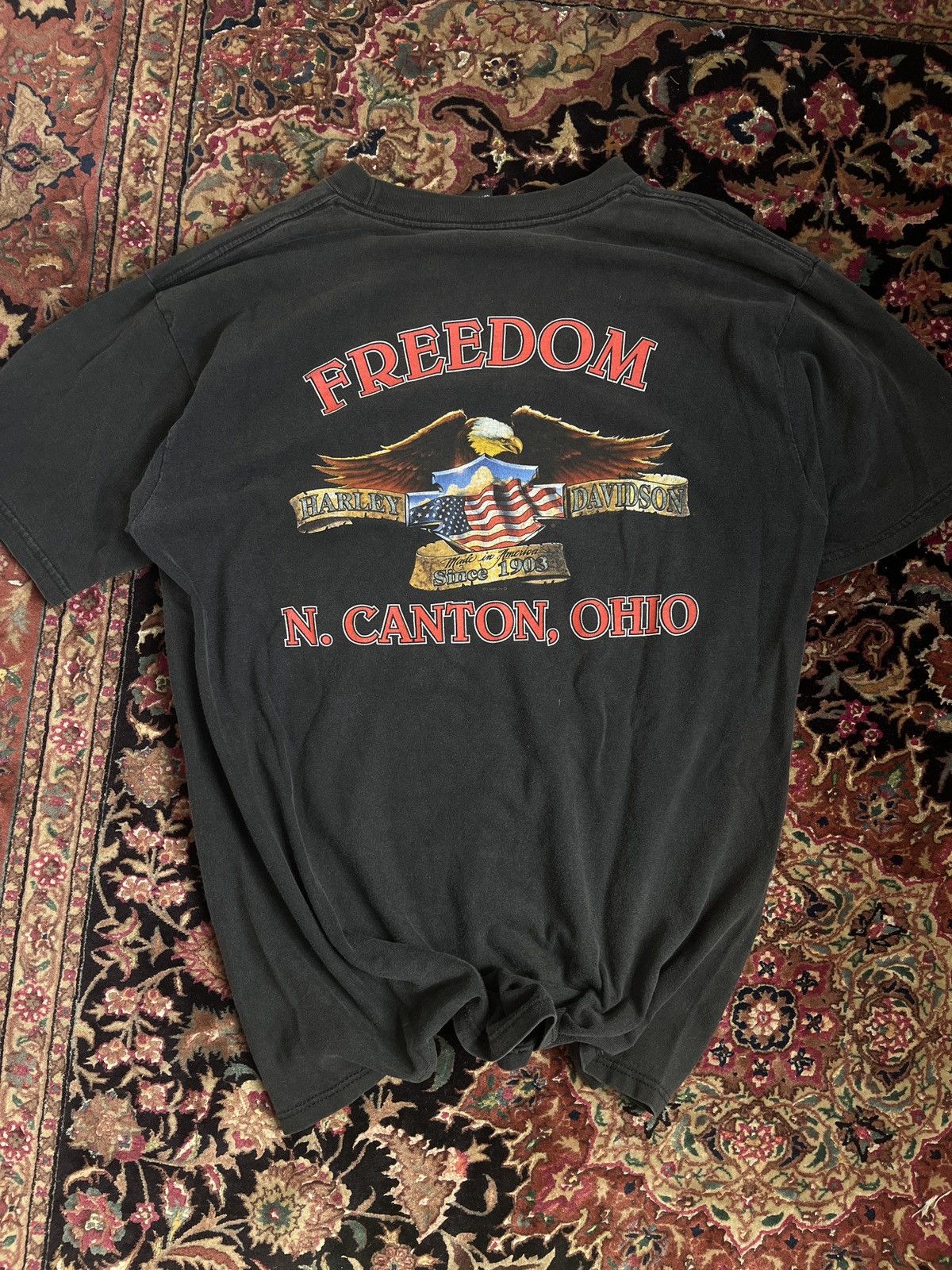 Harley Davidson VTG Harley Davidson A Cut Above The Rest Wolf Grunge Shirt Size US L / EU 52-54 / 3 - 1 Thumbnail