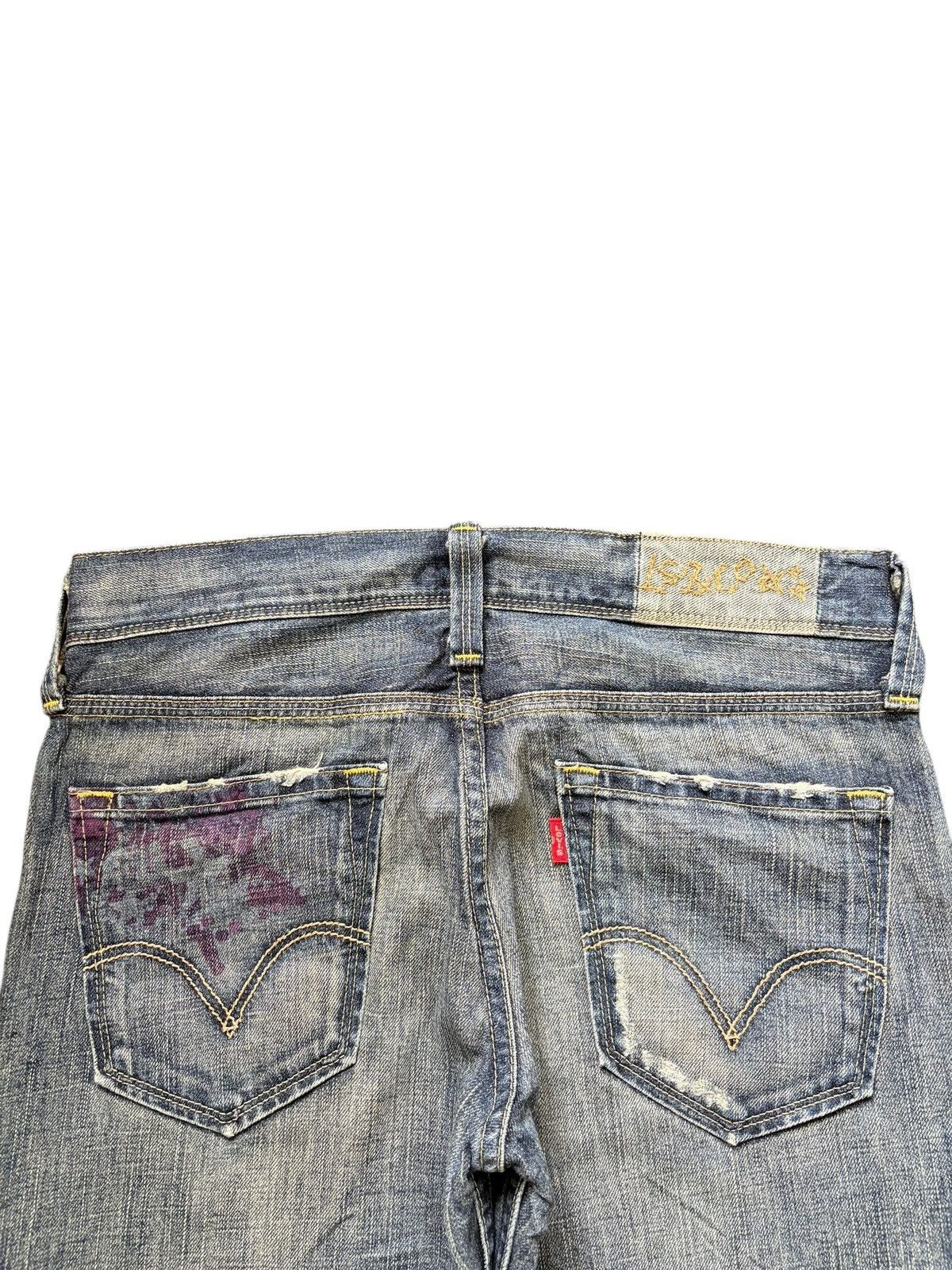 Levi's Vintage 90s Levis 903 Rusty Wash Distressed Jeans Size 30" / US 8 / IT 44 - 4 Thumbnail