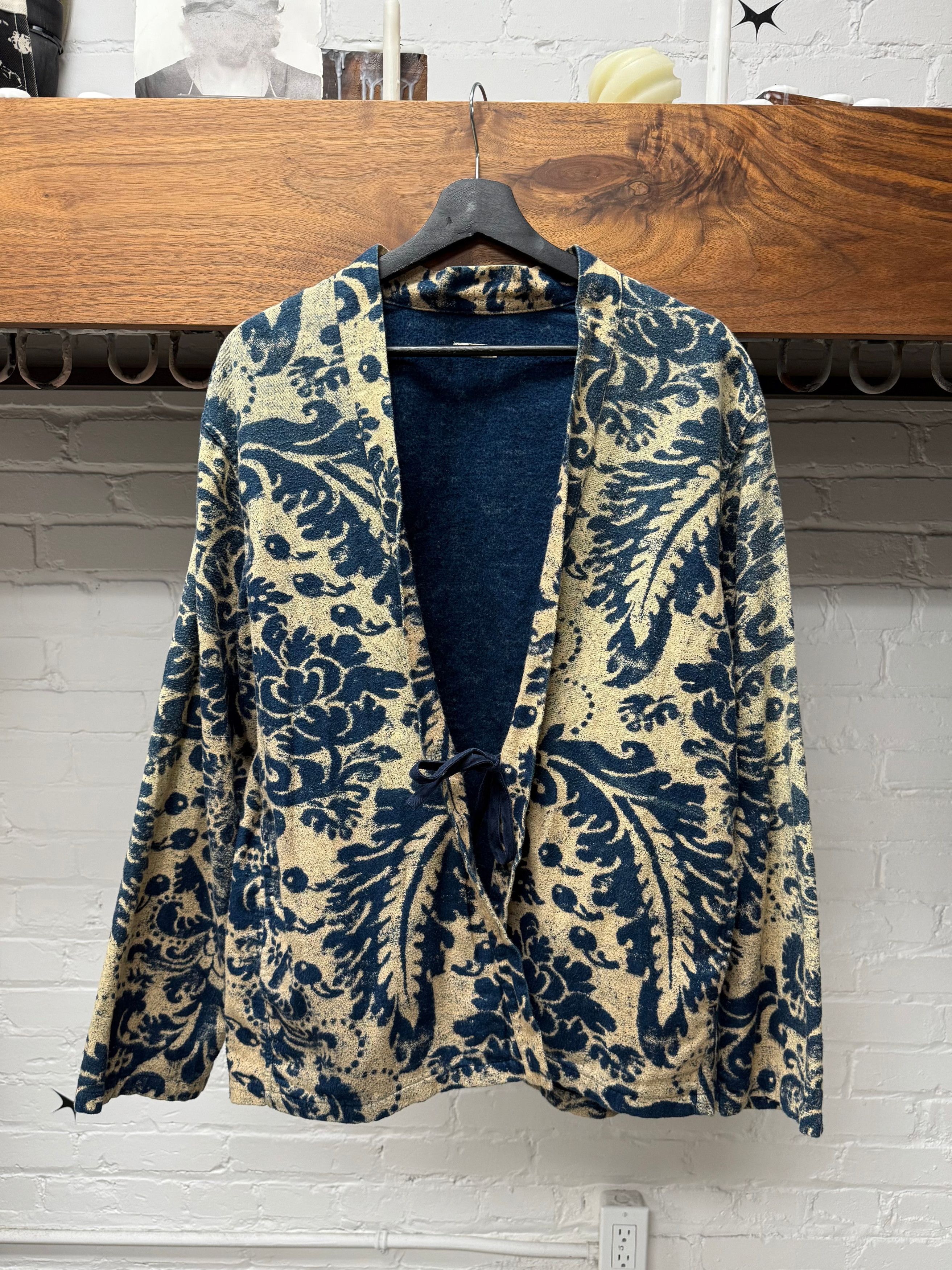 Kapital Kapital ‘IDG’ Damask Katashi Kimono Shirt Size US XL / EU 56 / 4 - 1 Thumbnail