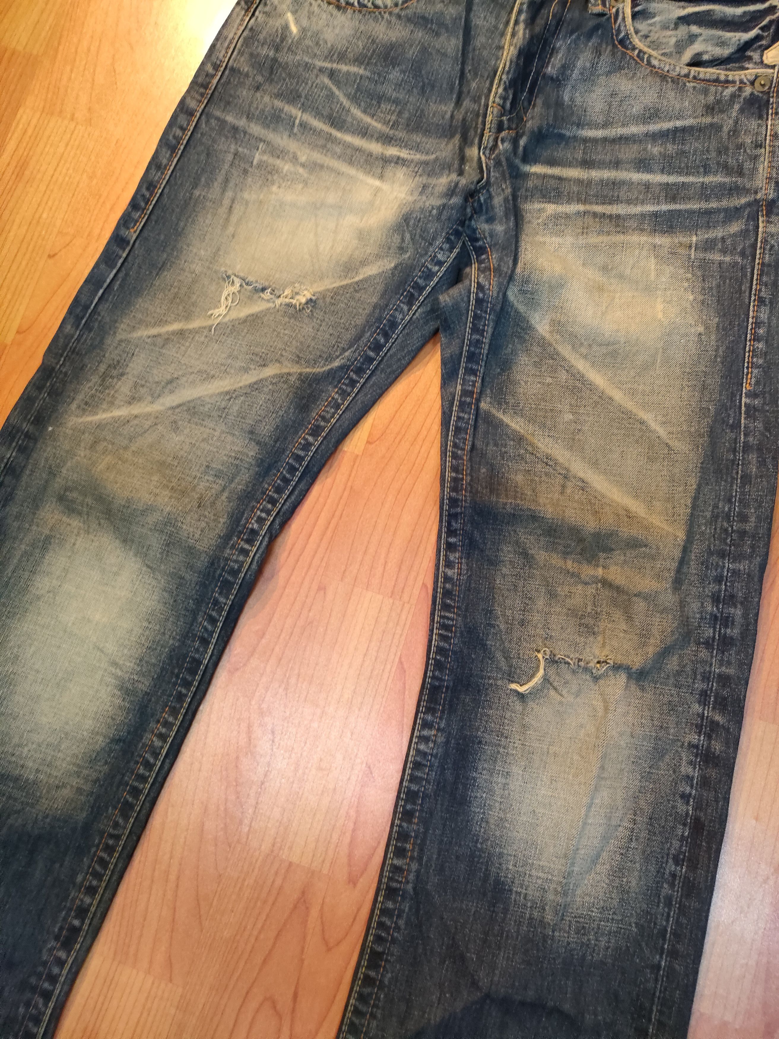 Japanese Brand Back Number Buckleback Jeans Size US 32 / EU 48 - 7 Thumbnail