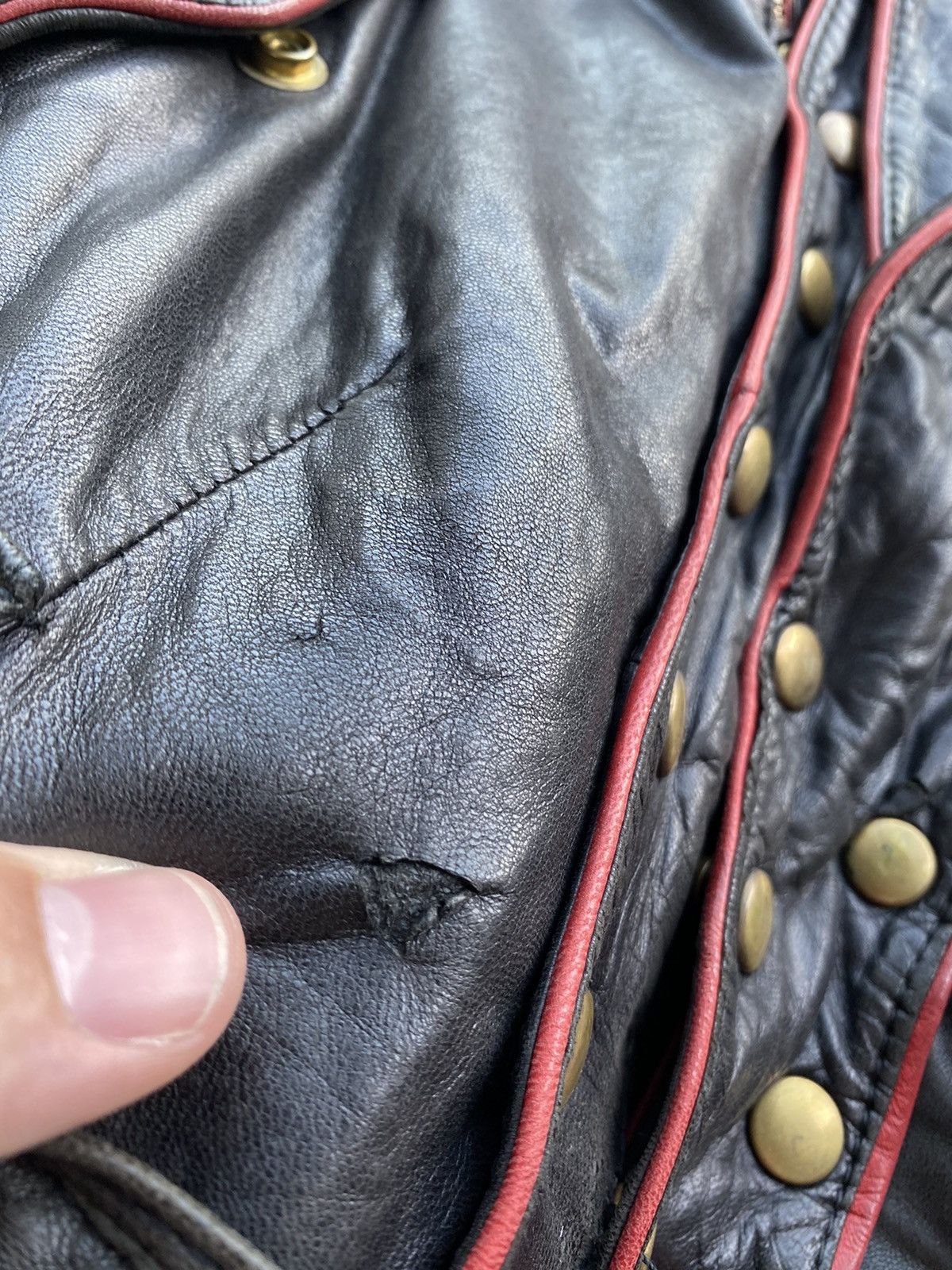 Other 🔗GOTHIC PUNK OPIUM ZIPPER BONDAGE LEATHER JACKET OWENS ISSEY Size US M / EU 48-50 / 2 - 21 Thumbnail