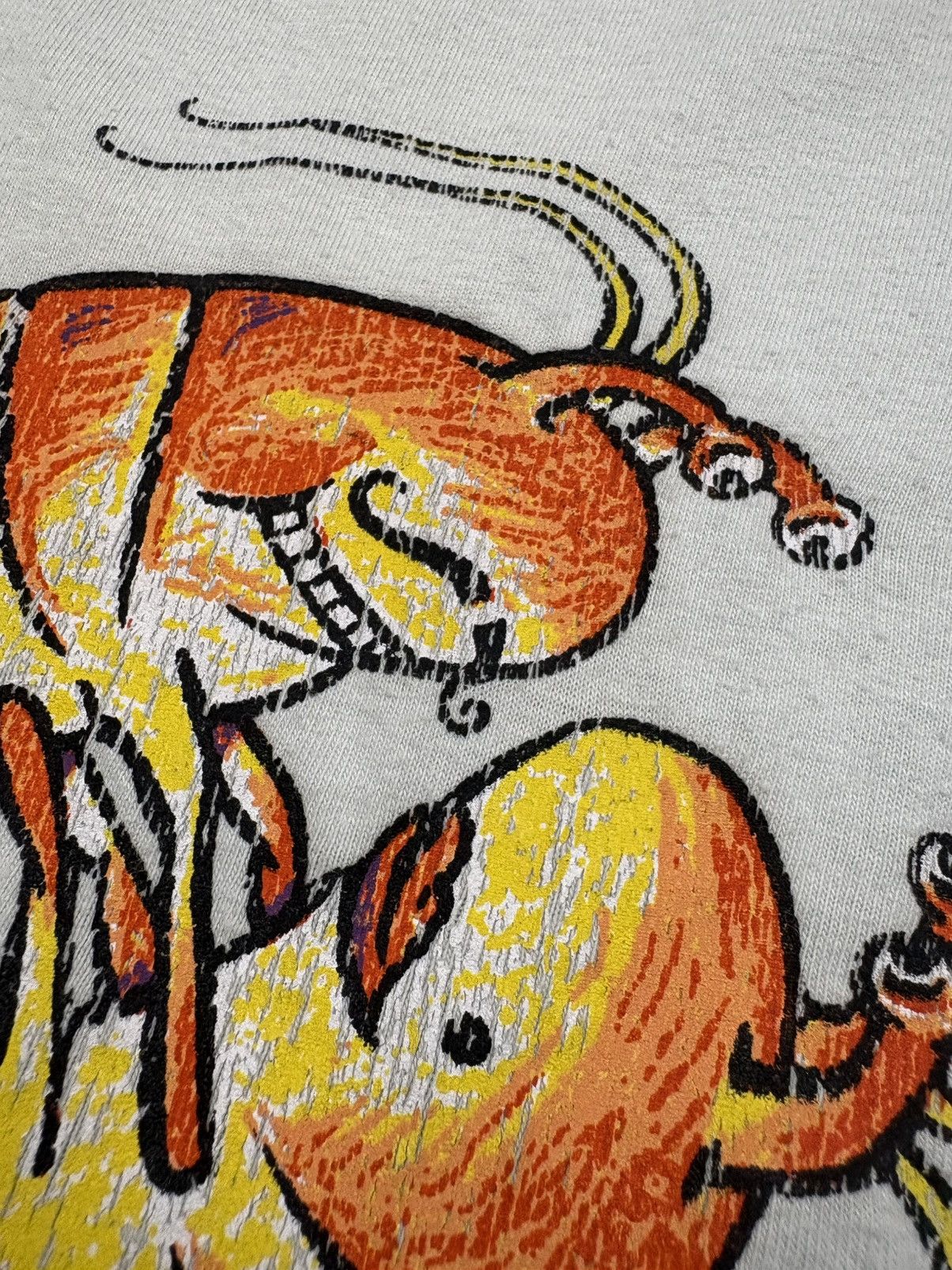 Mambo Vintage Prawn Stars Mambo 2000s Graphic T-shirt Y2K Retro Size US M / EU 48-50 / 2 - 7 Thumbnail