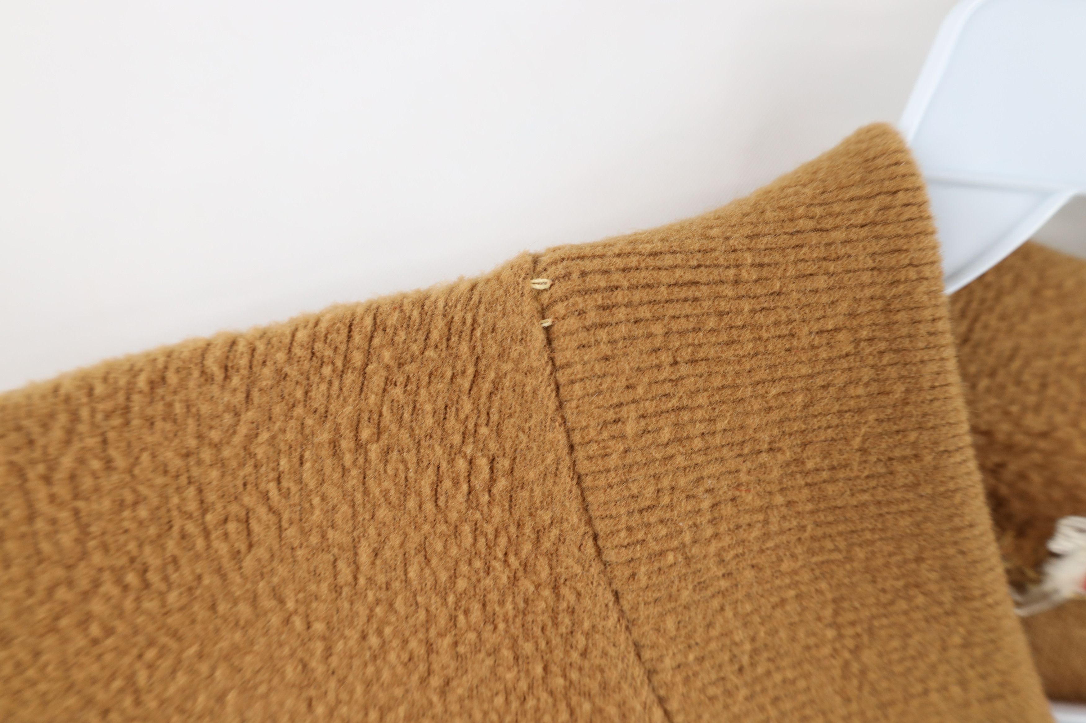 Vintage Vintage 60s Streetwear Velour Fleece V-Neck Sweatshirt Brown Size S / US 4 / IT 40 - 8 Thumbnail