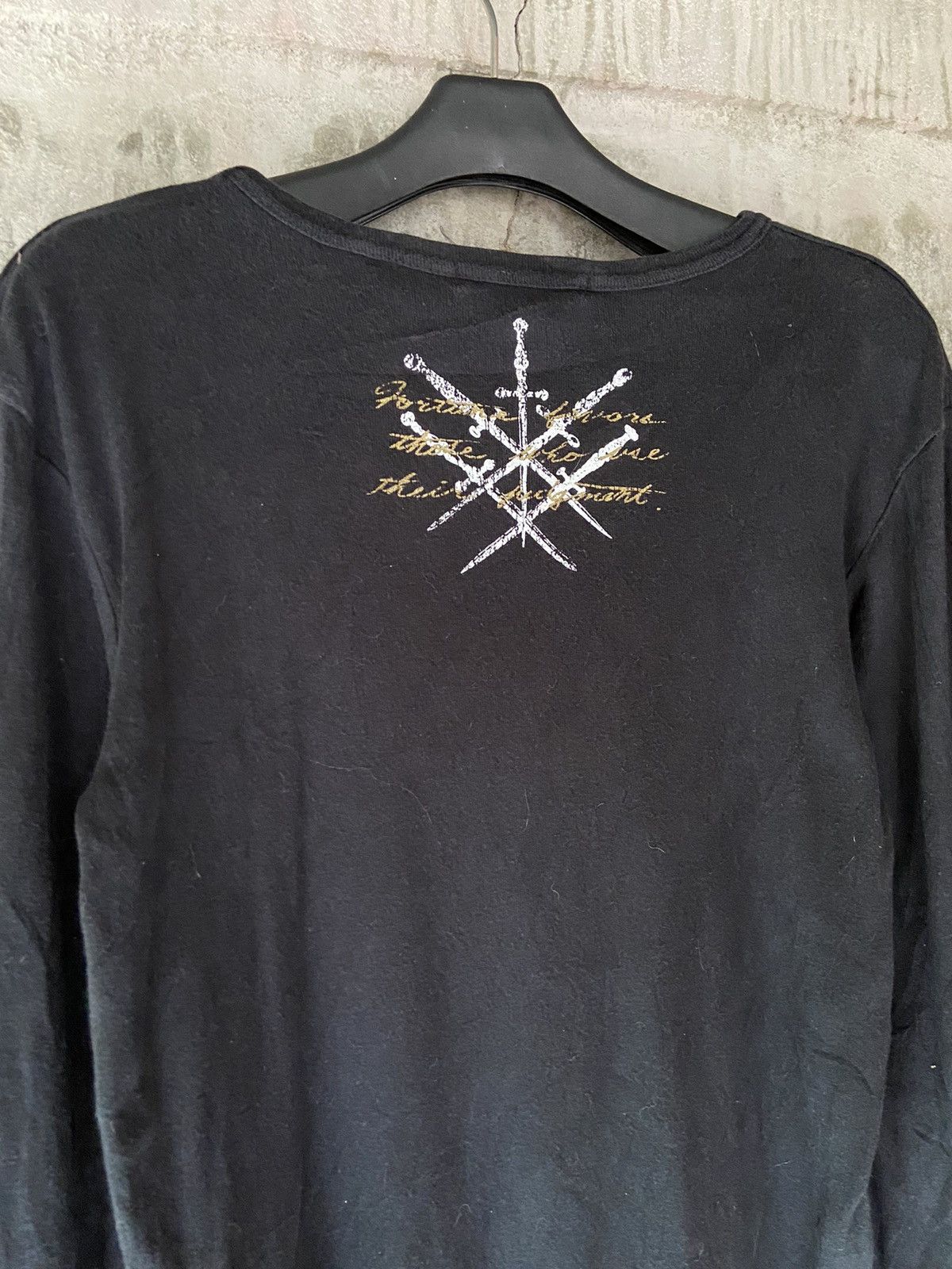 Hysteric Glamour JAPANESE PUNK STYLE 2 IN 1 KNIT UNKNOWN BRAND & LONG SLEEVE Size US M / EU 48-50 / 2 - 16 Thumbnail
