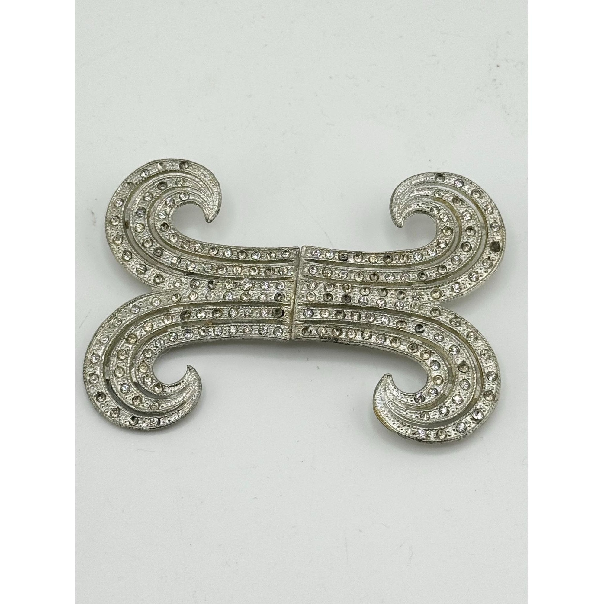 Vintage Estate art deco rhinestone pin Size ONE SIZE - 1 Thumbnail