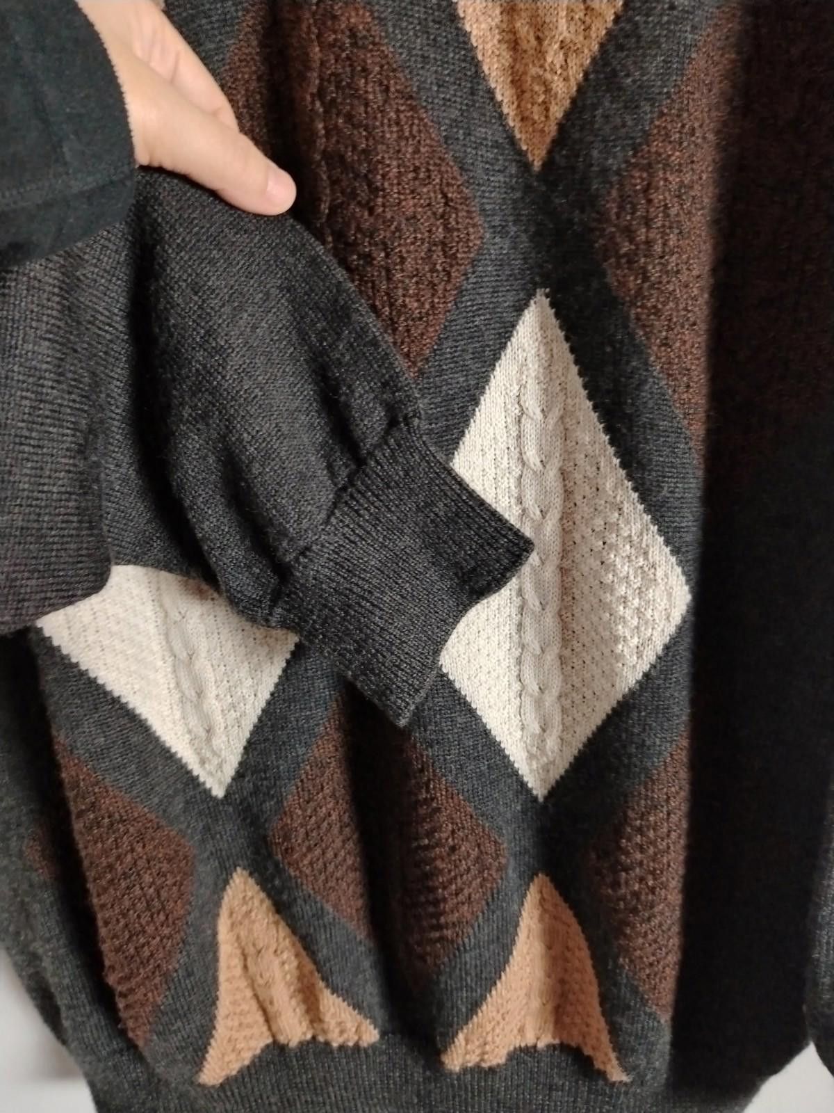 Other Vintage 90s PANCALDI & B Merino Wool Sweater Made in Italy Size US XL / EU 56 / 4 - 3 Thumbnail