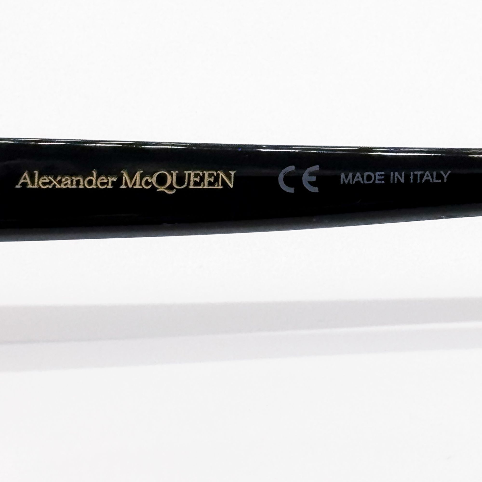 Alexander McQueen NEW ALEXANDER MCQUEEN EYEGLASSES AM0286O 001 SQUARE BLACK WO Size ONE SIZE - 8 Thumbnail