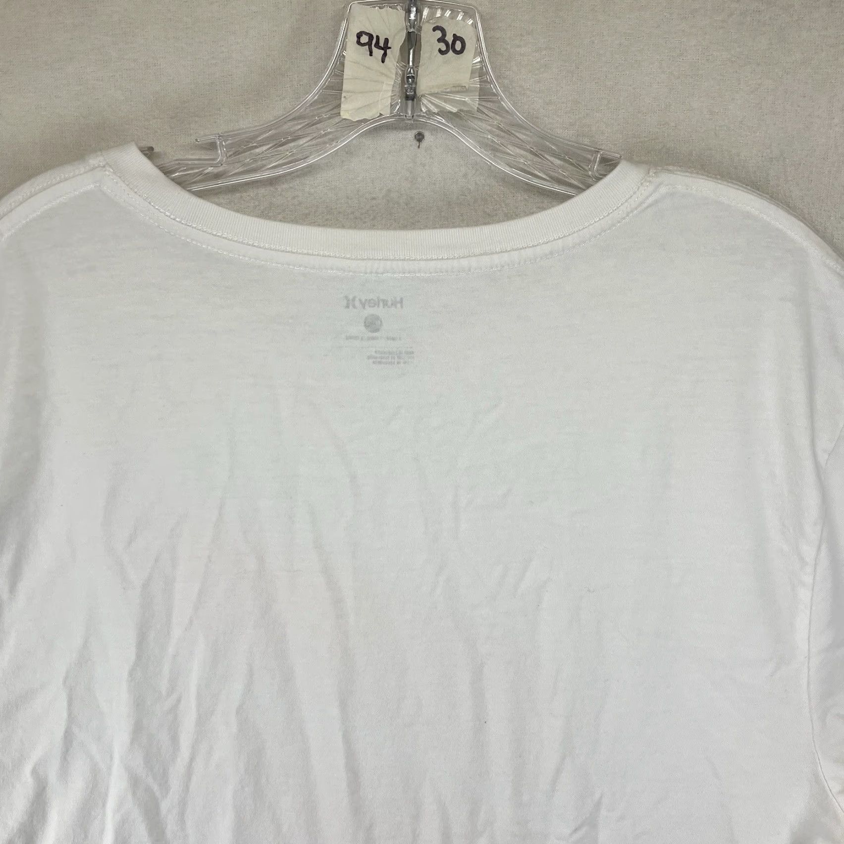 Hurley Hurley Shirt Mens XL White T Shirt Classic Front Graphic Size US XL / EU 56 / 4 - 7 Thumbnail