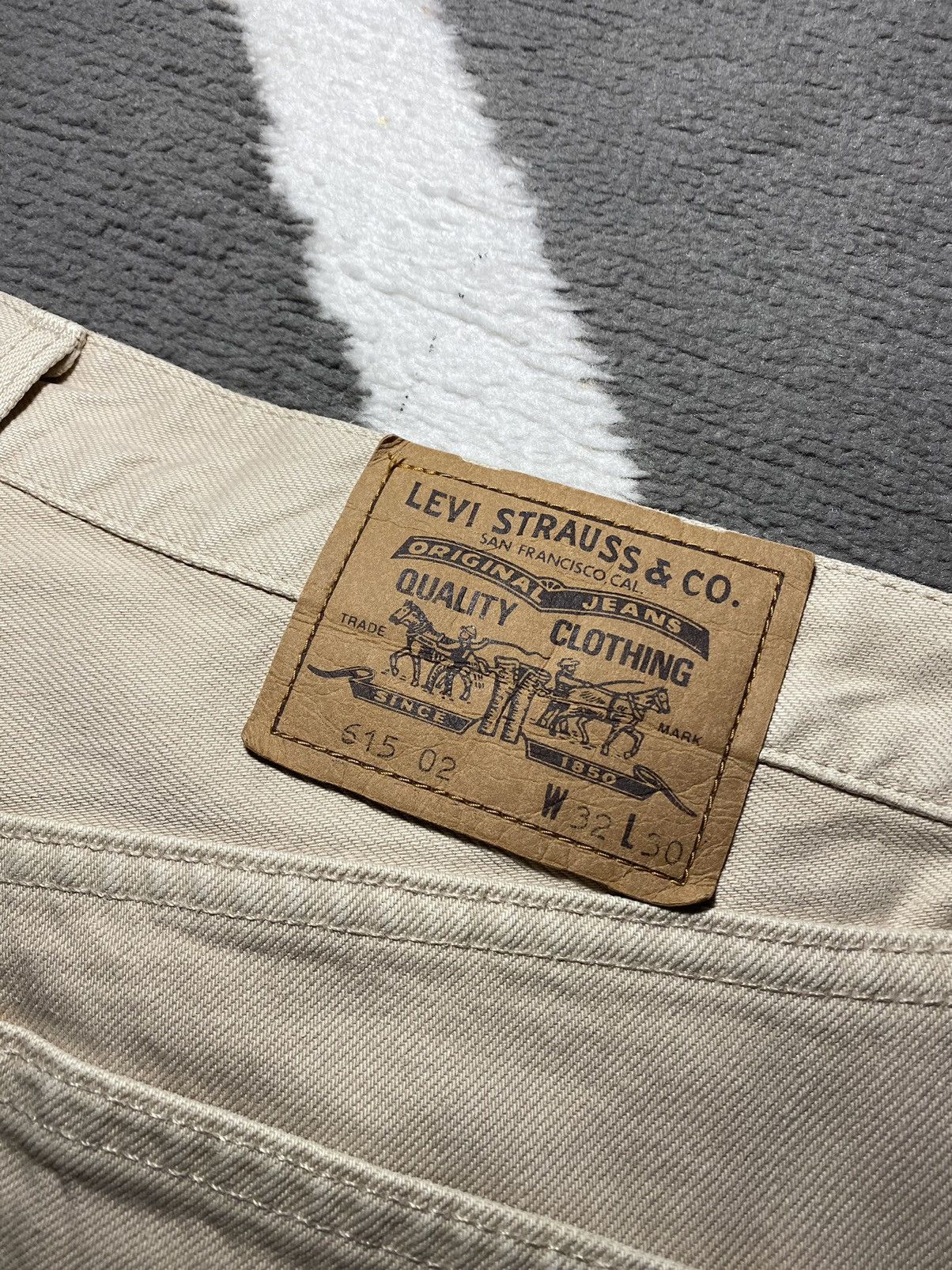 Levi's × Levi's Vintage Clothing × Vintage Vintage 90’s Levi’s Orange Tab men’s denim jeans 615 Sand Size US 32 / EU 48 - 7 Thumbnail