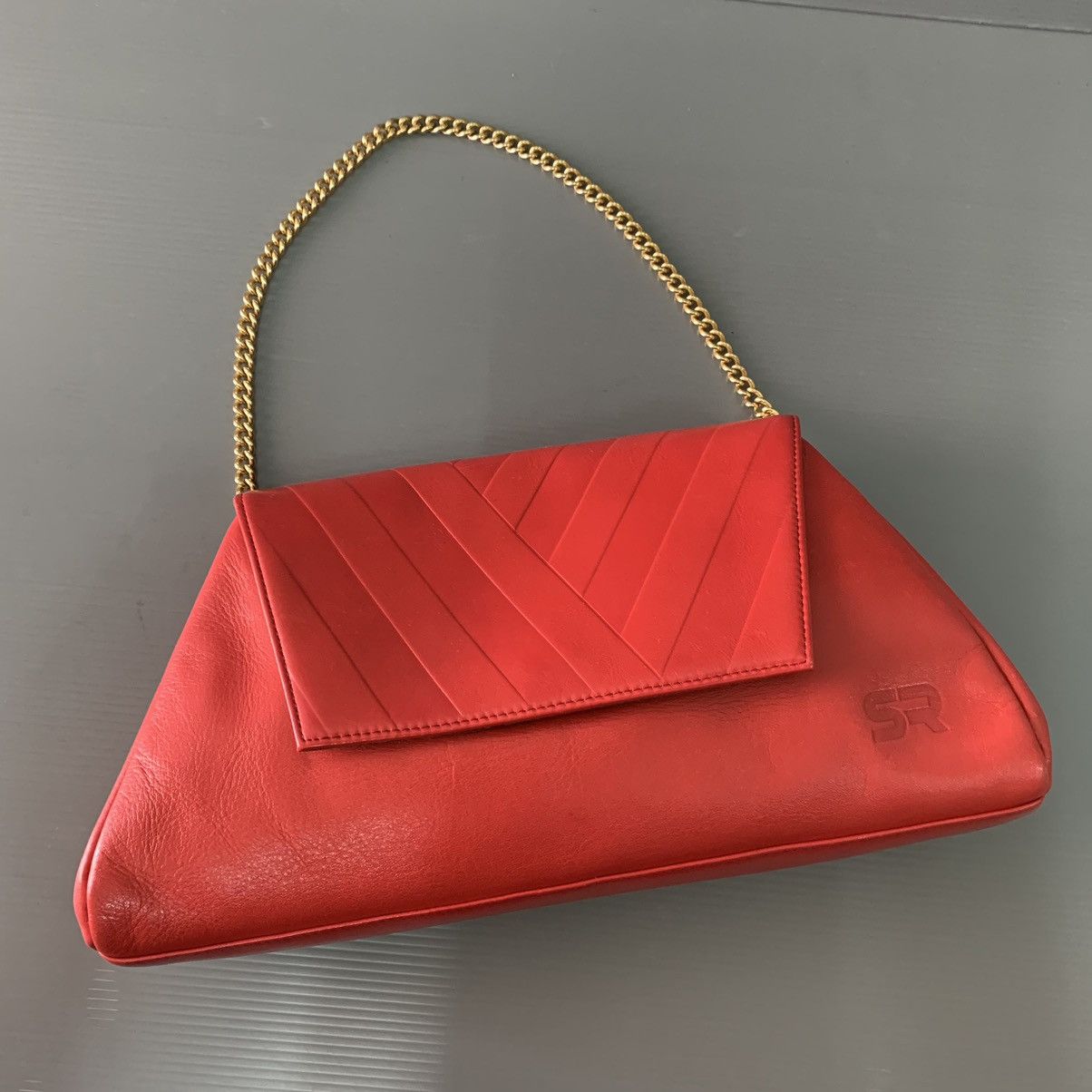 Sonia Rykiel Sonia Rykiel Leather Chain Pochette Size ONE SIZE - 7 Thumbnail