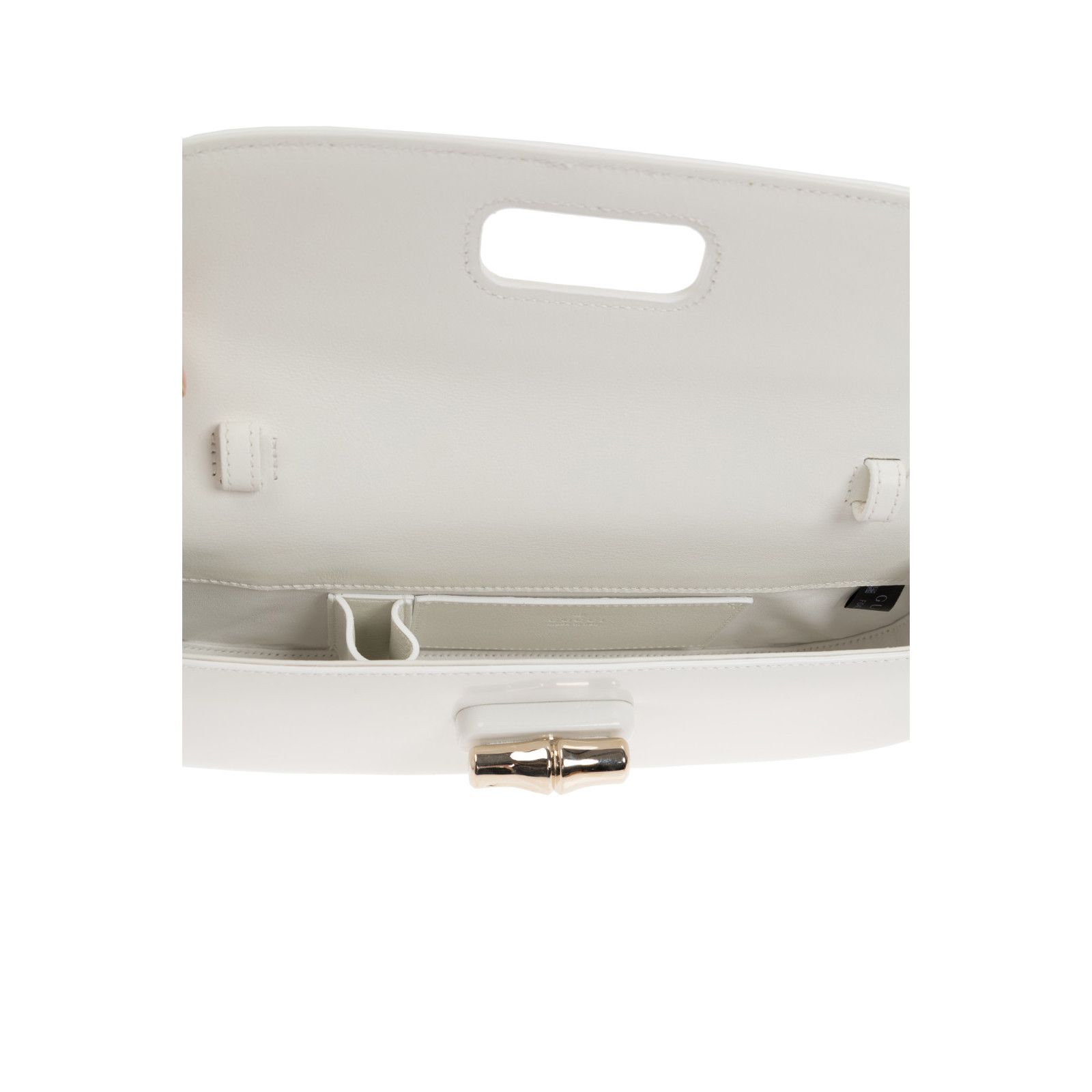 Gucci GUCCI Bamboo Small White Shoulder Bag New & Authentic Size ONE SIZE - 4 Thumbnail