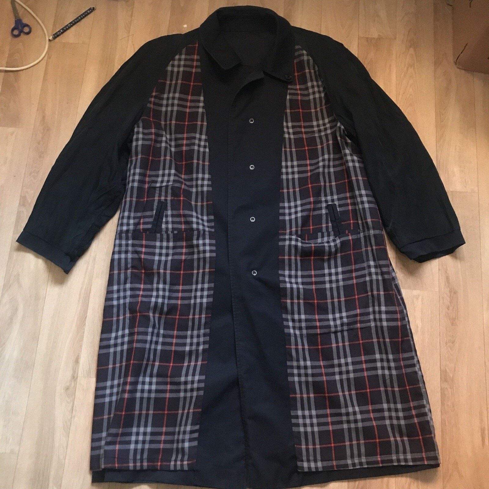 Burberry VINTAGE Burberry WINTER jacket Trench Coat Nova Check Size US L / EU 52-54 / 3 - 8 Thumbnail
