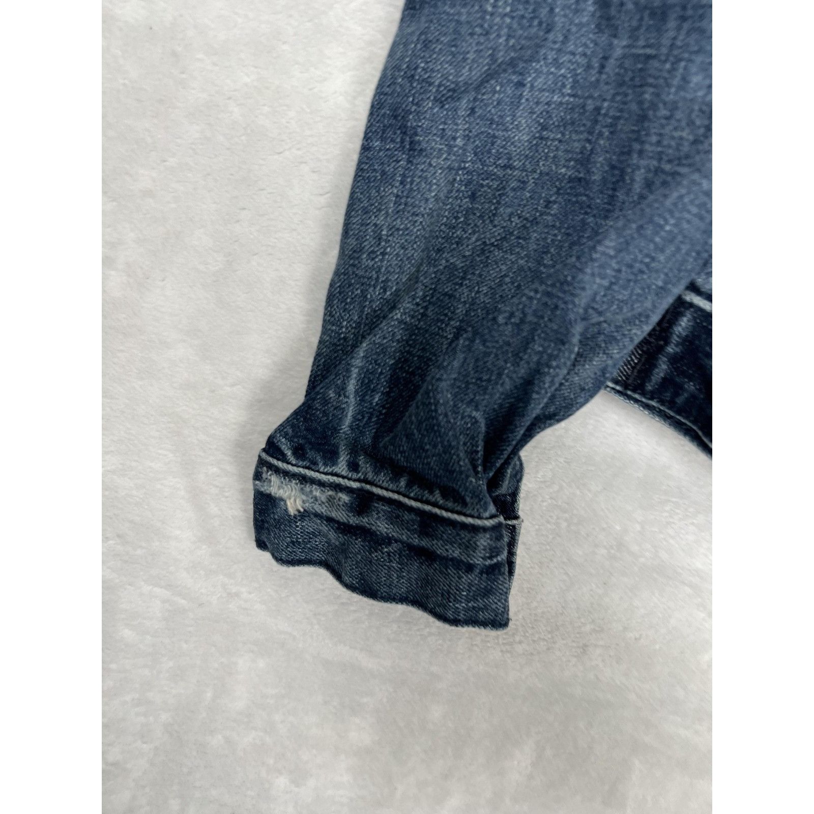Gap Gap 1969 Jean Jacket Womens XS Blue Denim Trucker Button Fro Size XS / US 0-2 / IT 36-38 - 6 Thumbnail