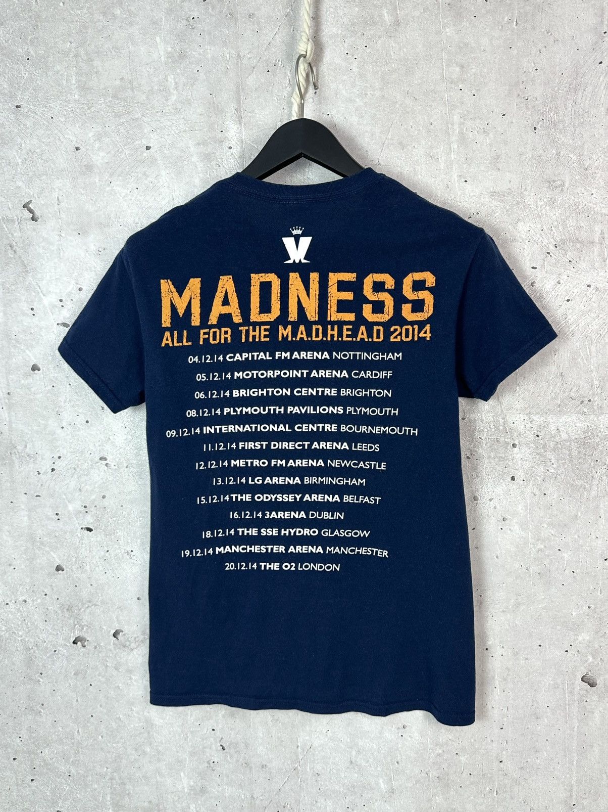Band Tees Vintage Madness Mad Head Blue Cotton T-shirt Size US S / EU 44-46 / 1 - 4 Thumbnail