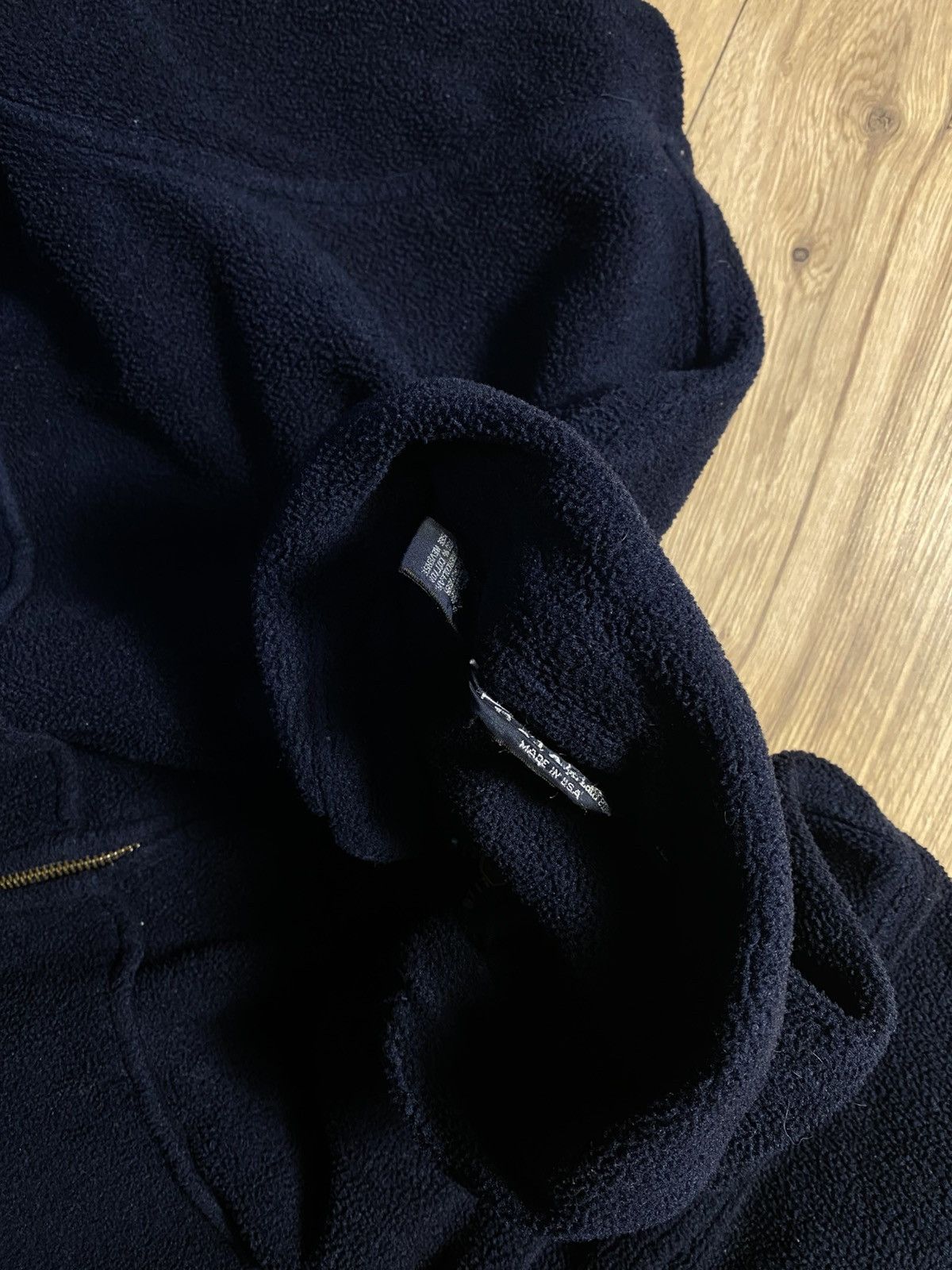Polo Ralph Lauren Vintage Polo Ralph Lauren XL Navy Blue Fleece Jacket Men's Size US XL / EU 56 / 4 - 9 Thumbnail