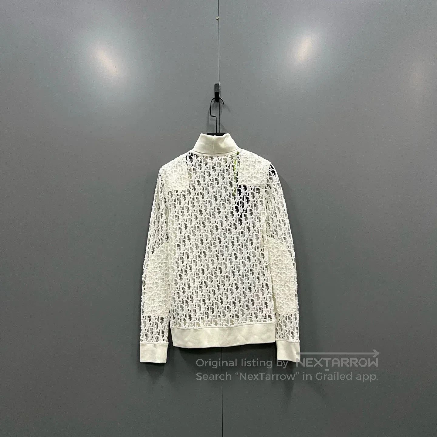 Dior Dior Mesh Monogram Embroidery Turtleneck. Size XXS / US 00 / IT 34 - 2 Thumbnail