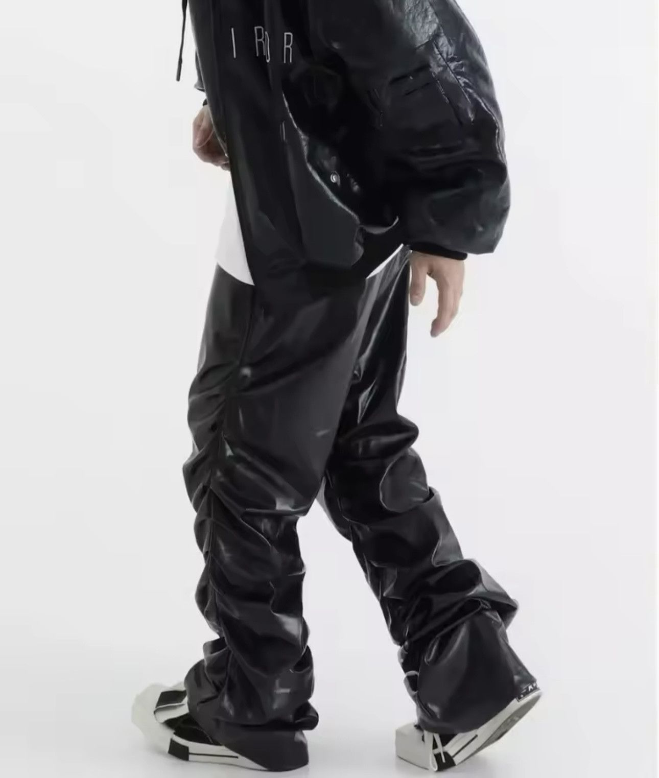 Leather Street Wear Faux Leather Pants Size US 31 - 5 Thumbnail