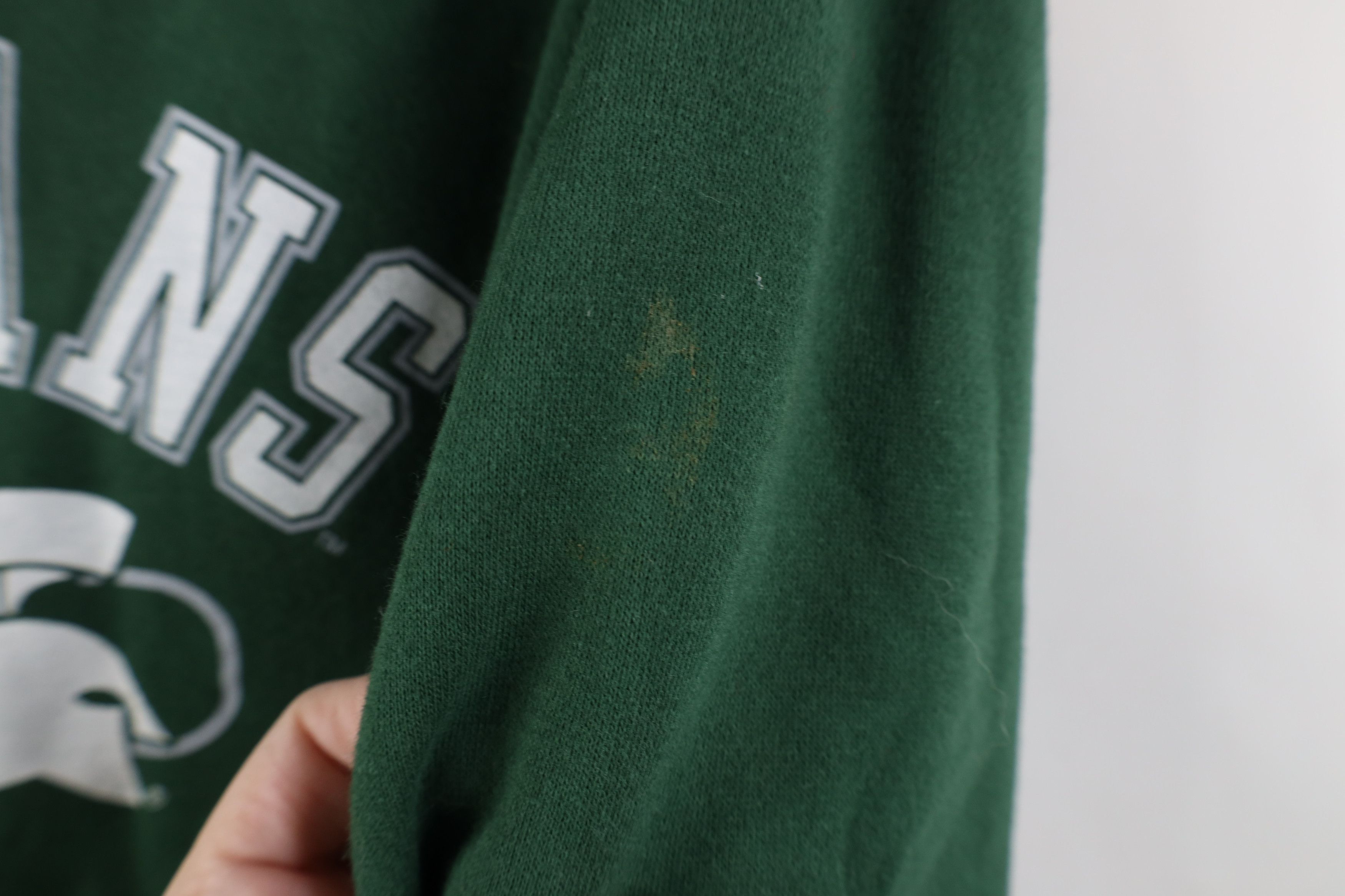 Vintage Vintage 90s Y2K Michigan State University Hoodie Green Size US S / EU 44-46 / 1 - 9 Thumbnail
