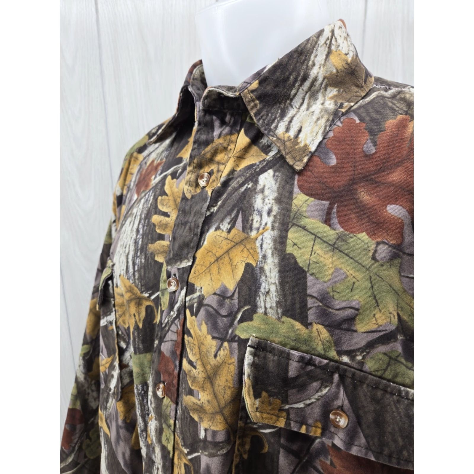 Vintage VINTAGE Master Sportsman Shirt Mens 2XL Camouflage Denim Button-Up Long Sleeve Outdoor Gear Casual Size US XXL / EU 58 / 5 - 5 Thumbnail