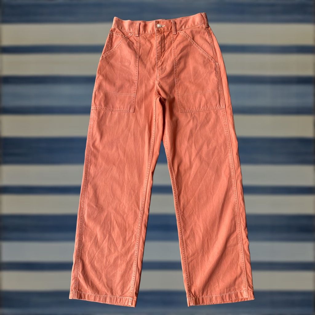 Polo Ralph Lauren Polo Ralph Lauren Twill Straight Leg Utility Trousers Pants Womens 4 Orange Size 27" / US 4 / IT 40 - 1 Thumbnail