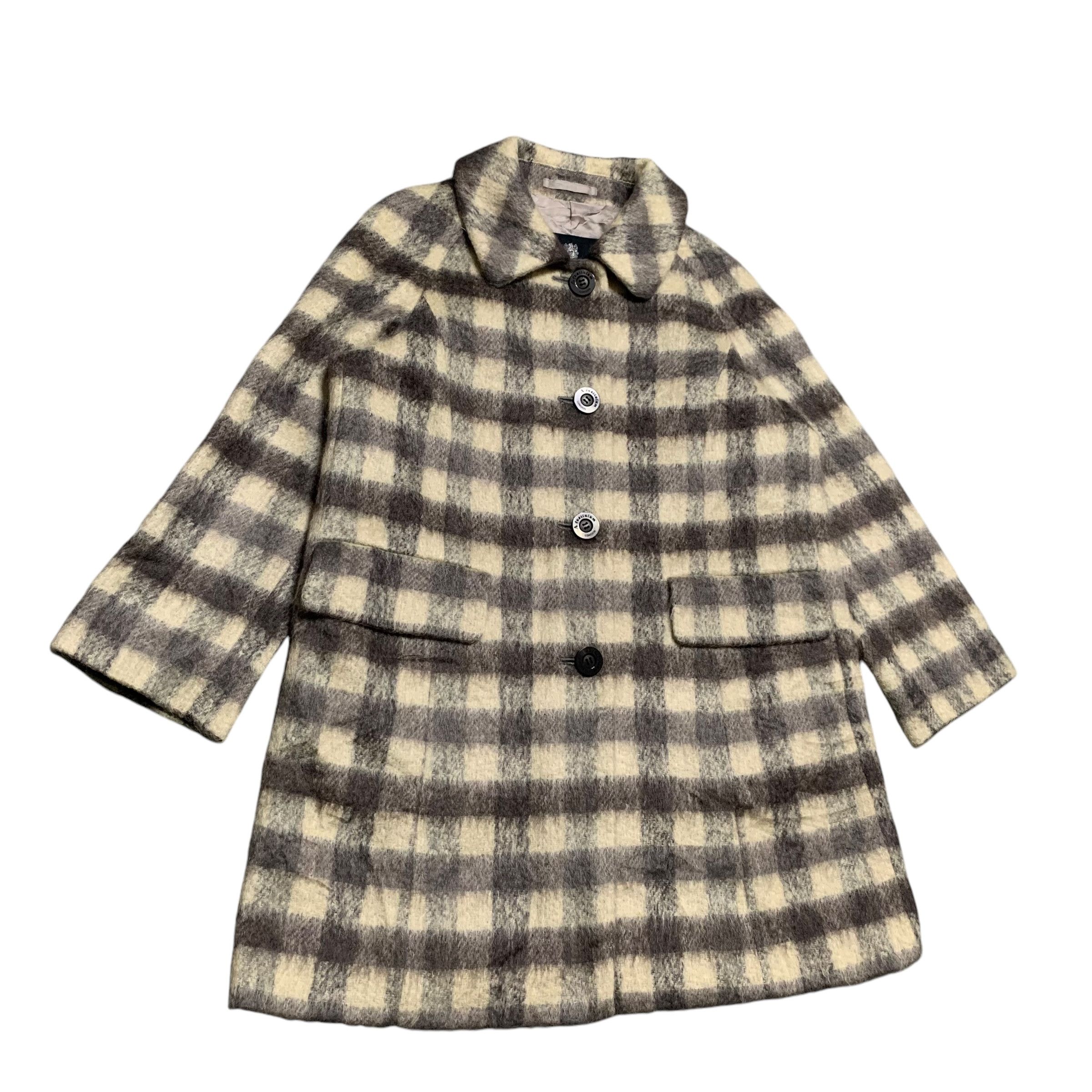 Aquascutum Aquascutum Tartan Wool Coat Size M / US 6-8 / IT 42-44 - 2 Thumbnail