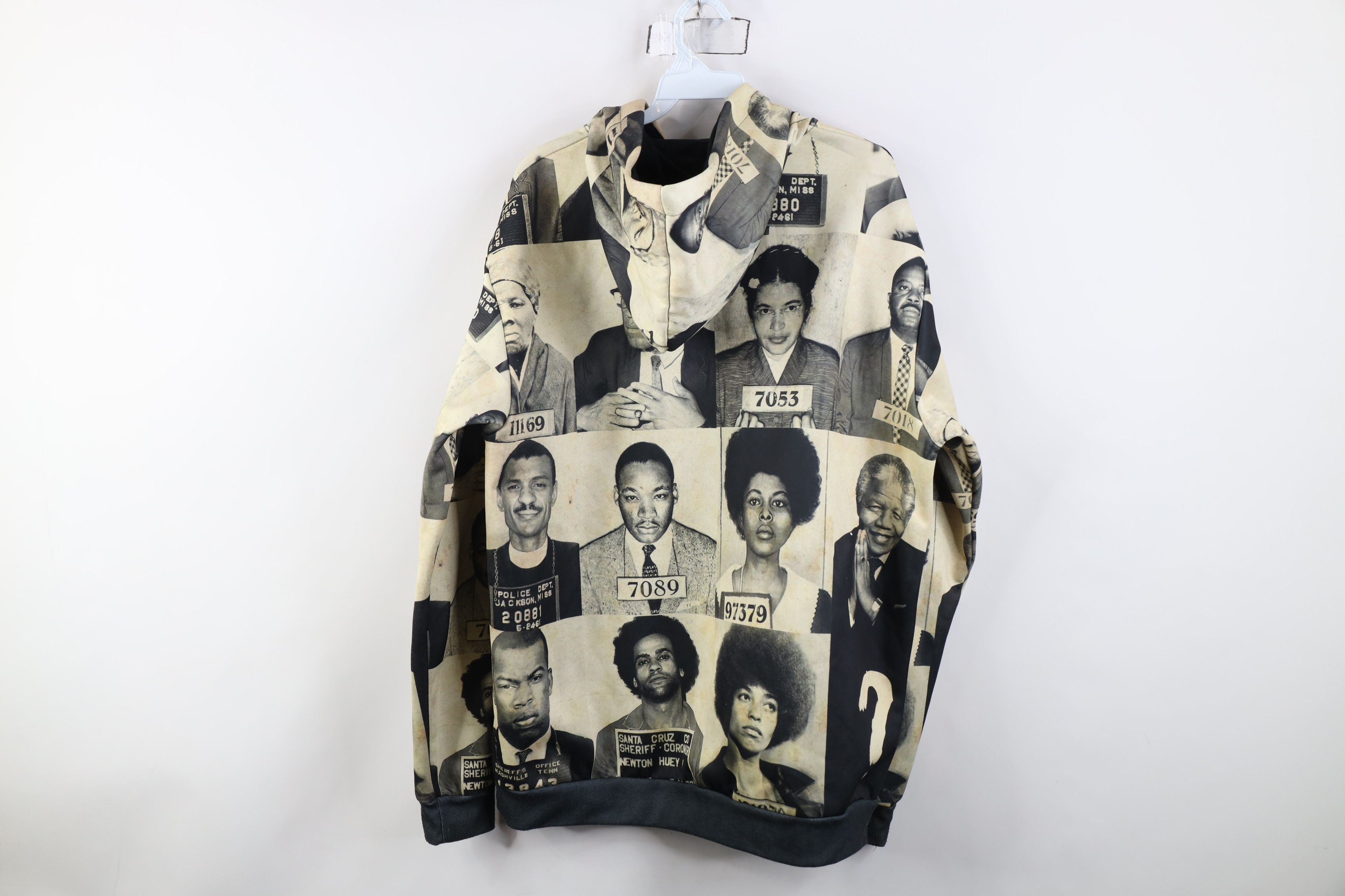 Vintage Vintage Y2K Streetwear Malcolm Jr All Over Print Hoodie Size US L / EU 52-54 / 3 - 12 Thumbnail