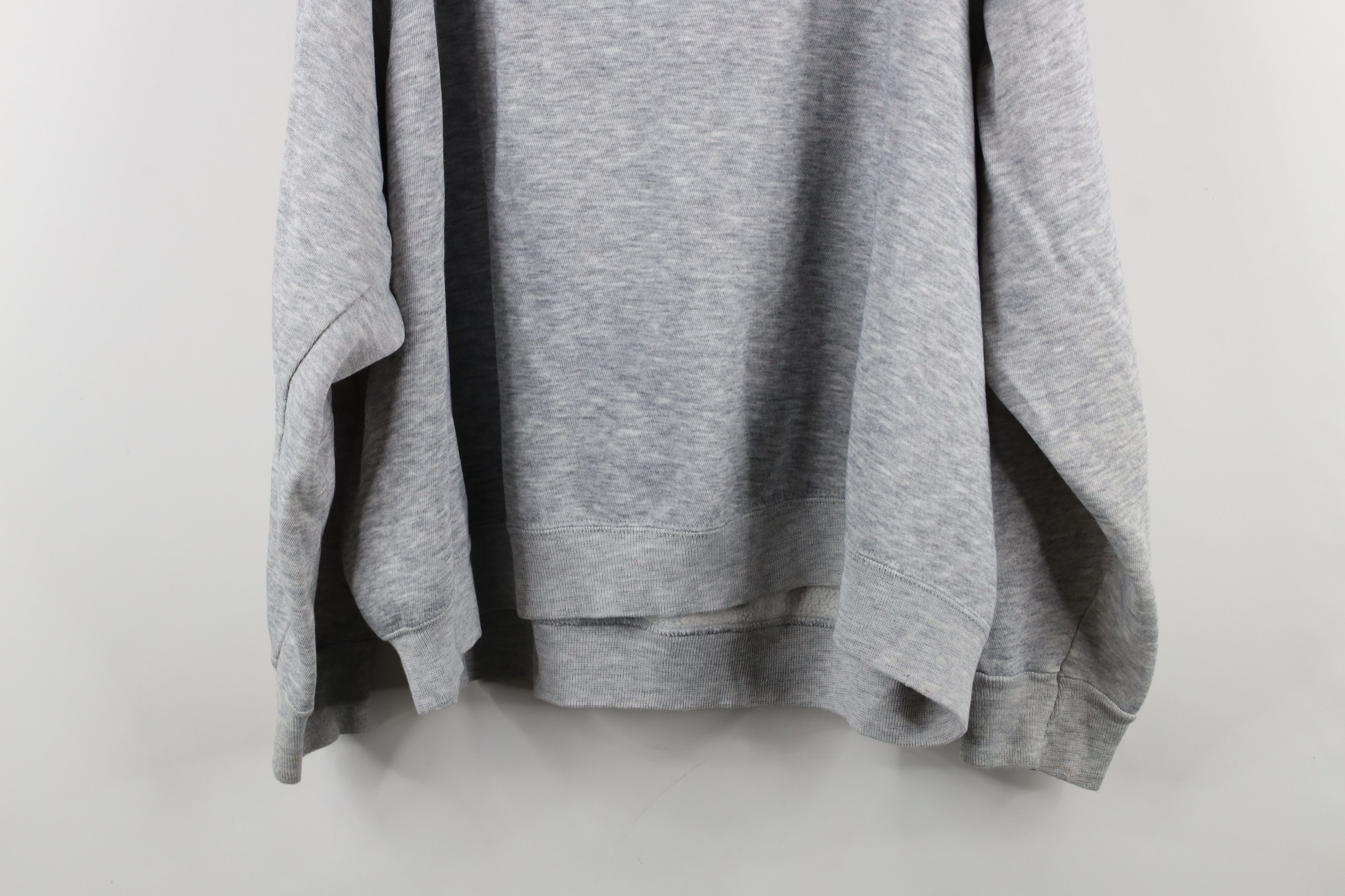 Vintage Vintage 90s Streetwear Boxy Fit Sweatshirt Heather Gray USA Size XL / US 12-14 / IT 48-50 - 13 Thumbnail