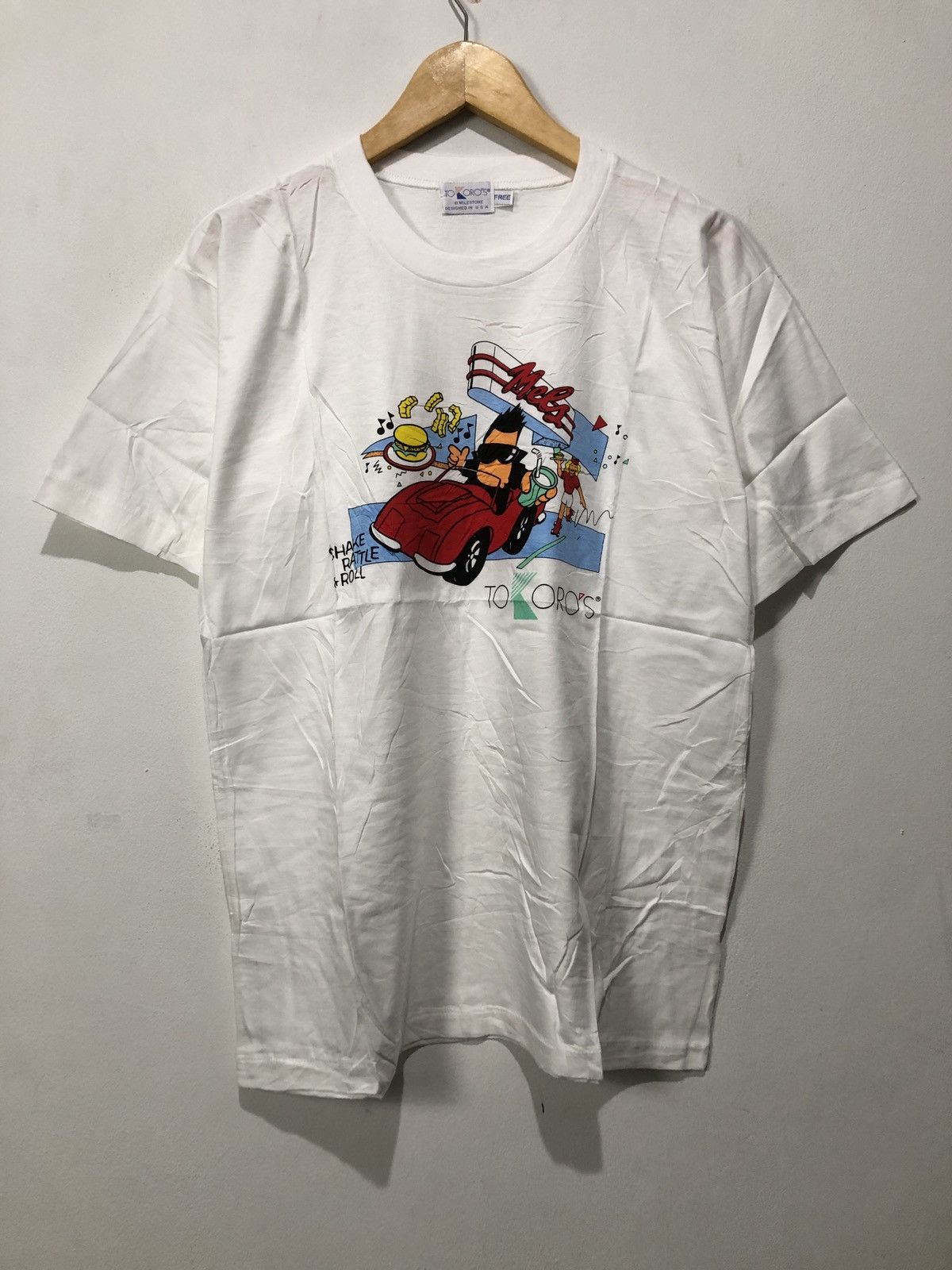 Vintage Vintage 90s Tokoro's Shake Rattle & Roll T-Shirt Size US L / EU 52-54 / 3 - 1 Thumbnail