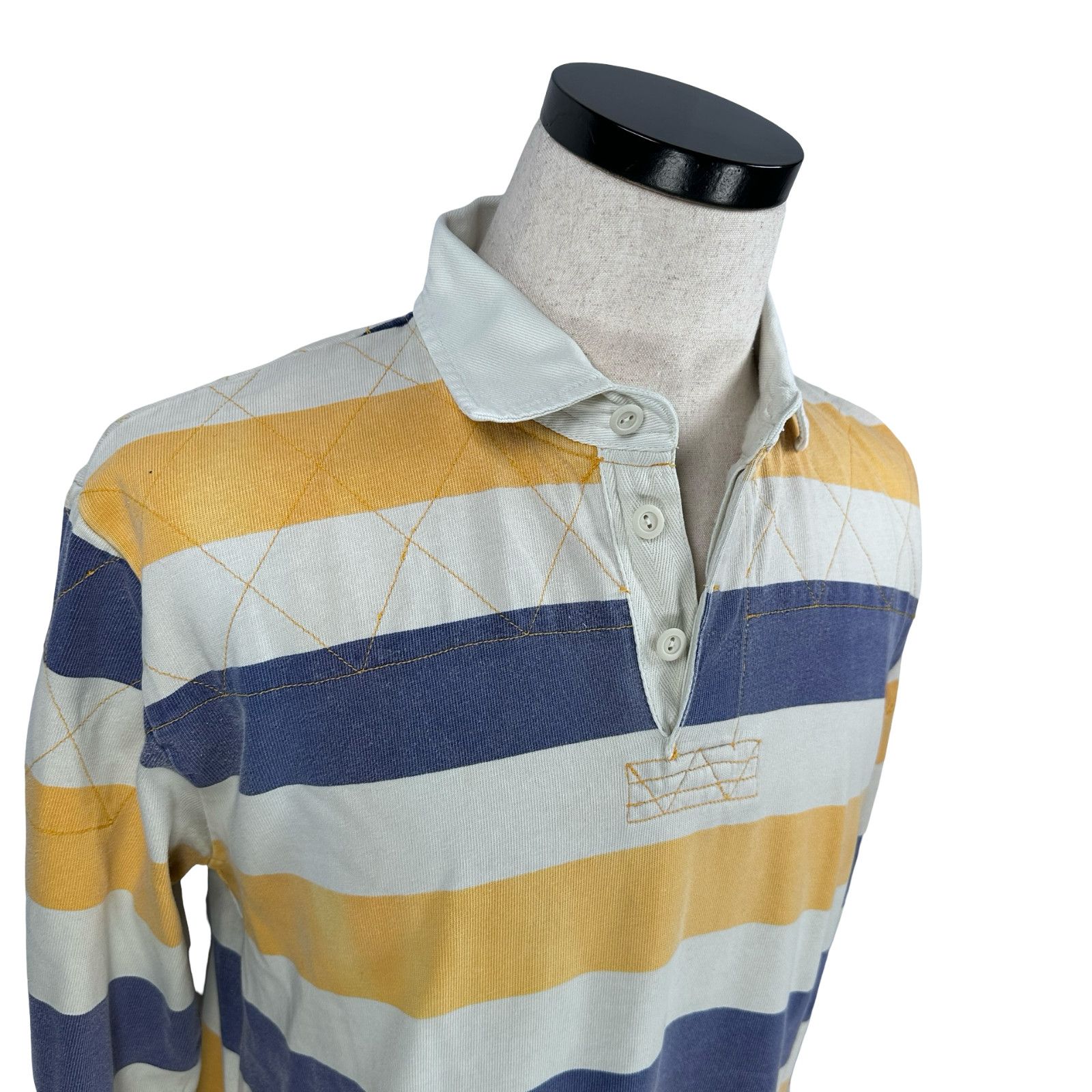 J.Crew J.Crew Rugby Shirt Men’s Medium Multicolor Striped Cotton Size US M / EU 48-50 / 2 - 2 Thumbnail