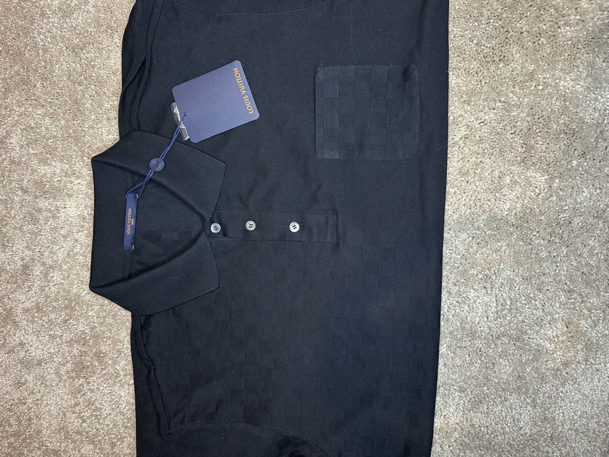 Louis Vuitton Louis Vuitton Half Damier Pocket Polo Size US XXL / EU 58 / 5 - 6 Thumbnail