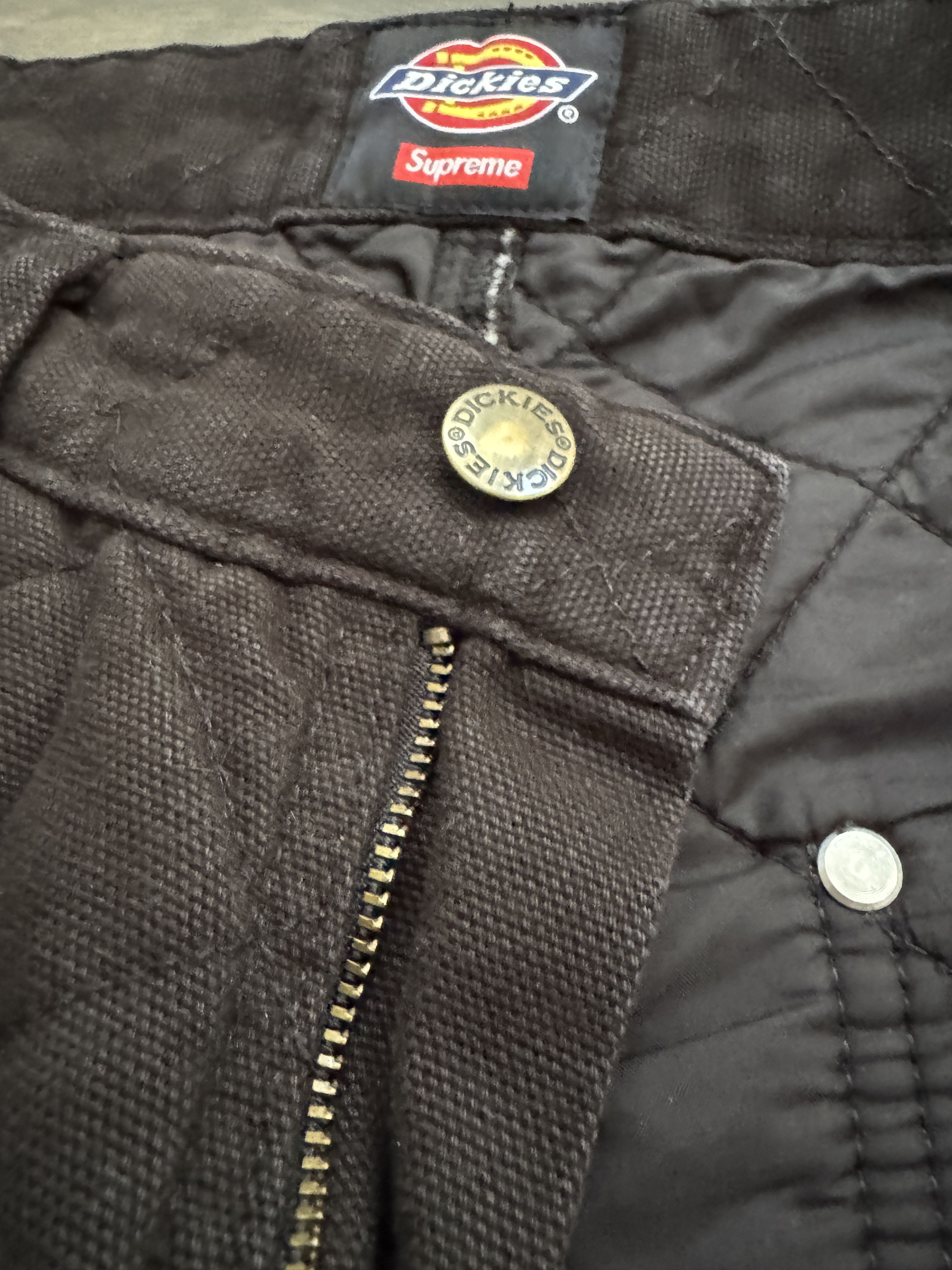 Dickies × Supreme Supreme Dickies Quilted Double Knee Painter Pant Black Size US 30 / EU 46 - 4 Thumbnail