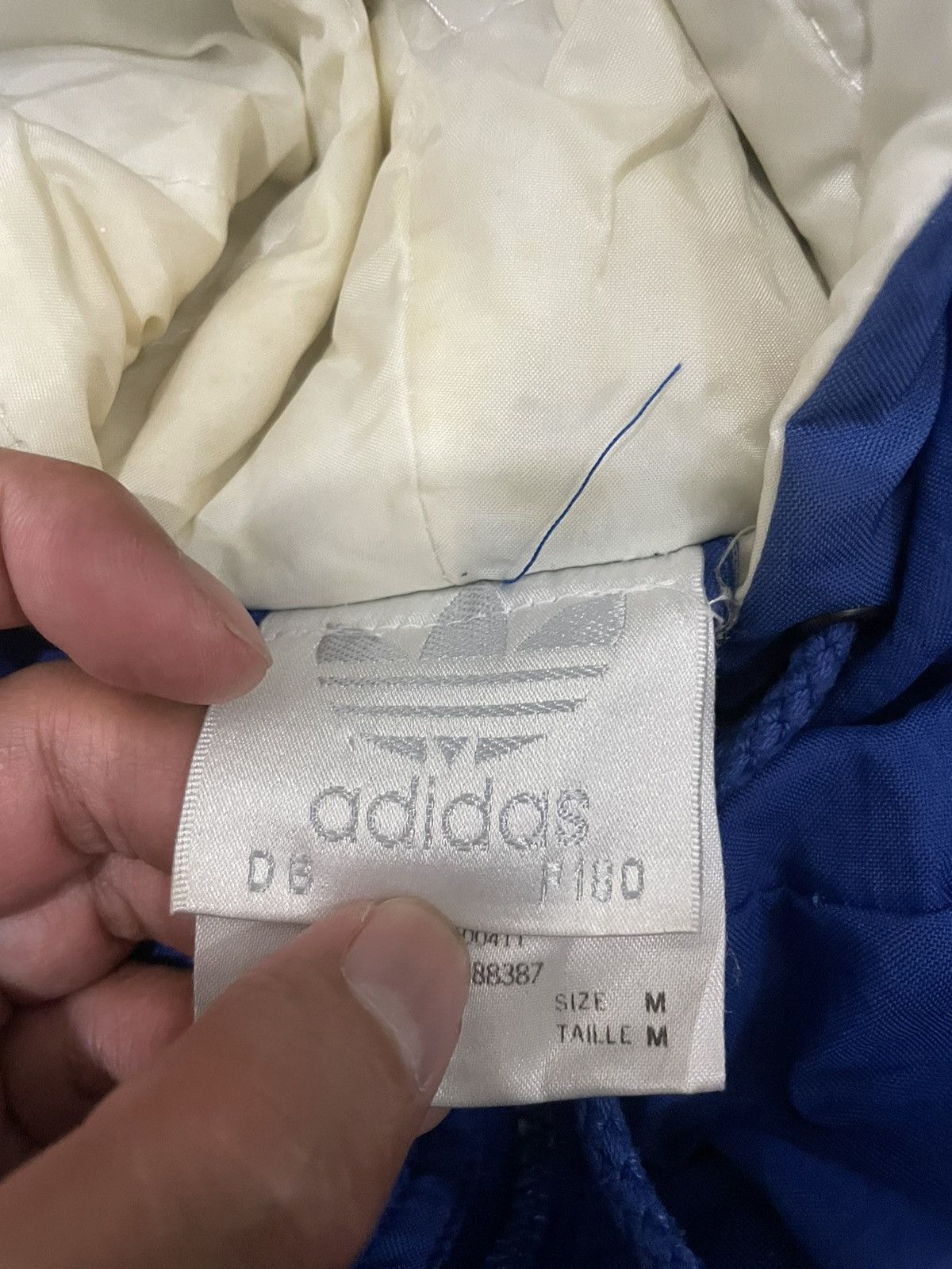 Adidas × Japanese Brand × Vintage Vintage Adidas Quilted Hooded Jacket Size US M / EU 48-50 / 2 - 12 Thumbnail