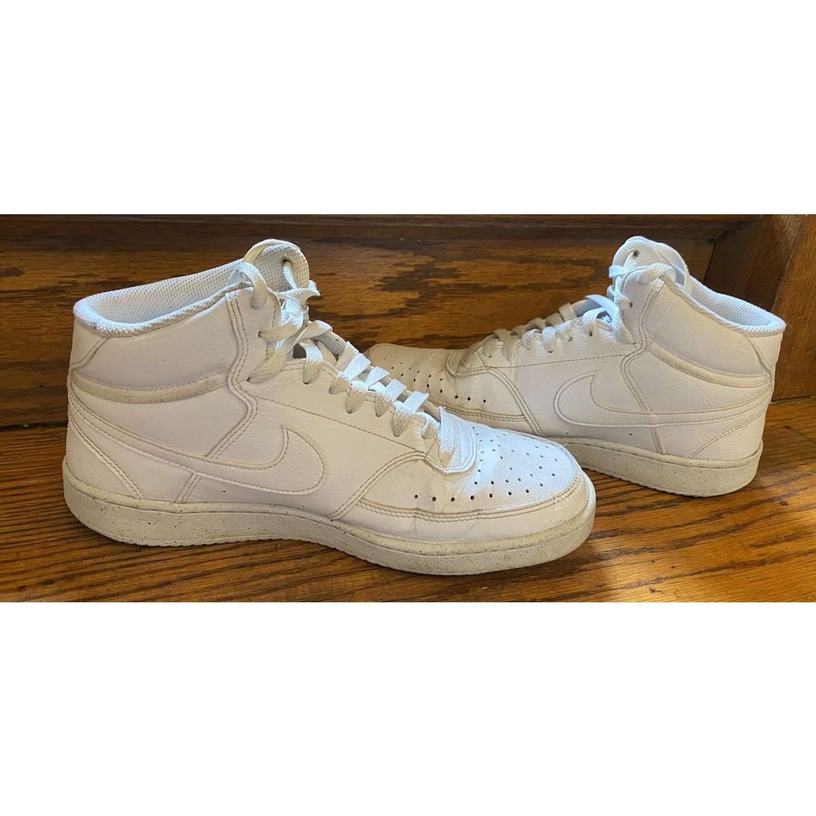 Nike Men’s Nike Court Vision Mid White Basketball Sports 8.5 Size US 8.5 / EU 41-42 - 5 Thumbnail